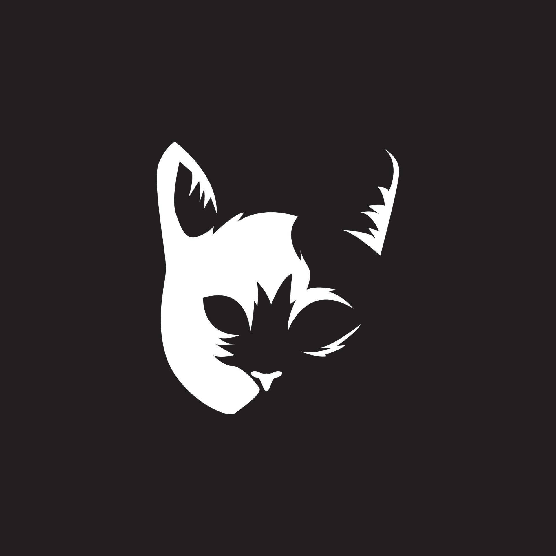 Maskara ng Demon Slayer Minimalist Wallpaper