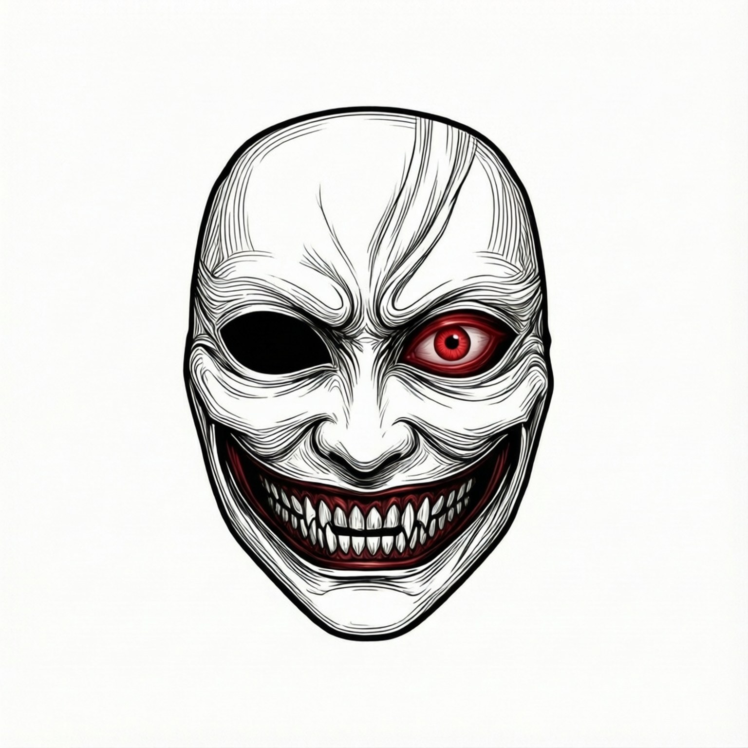 Maskarang Minimalista ni Kaneki Wallpaper