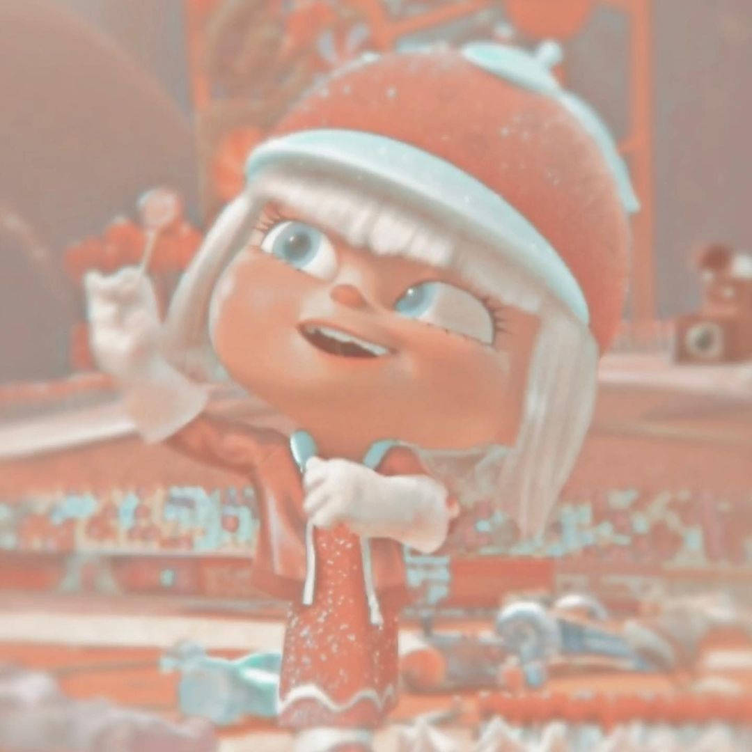 Mataas na Saturation na Taffyta Wreck It Ralph Preppy PFP Wallpaper