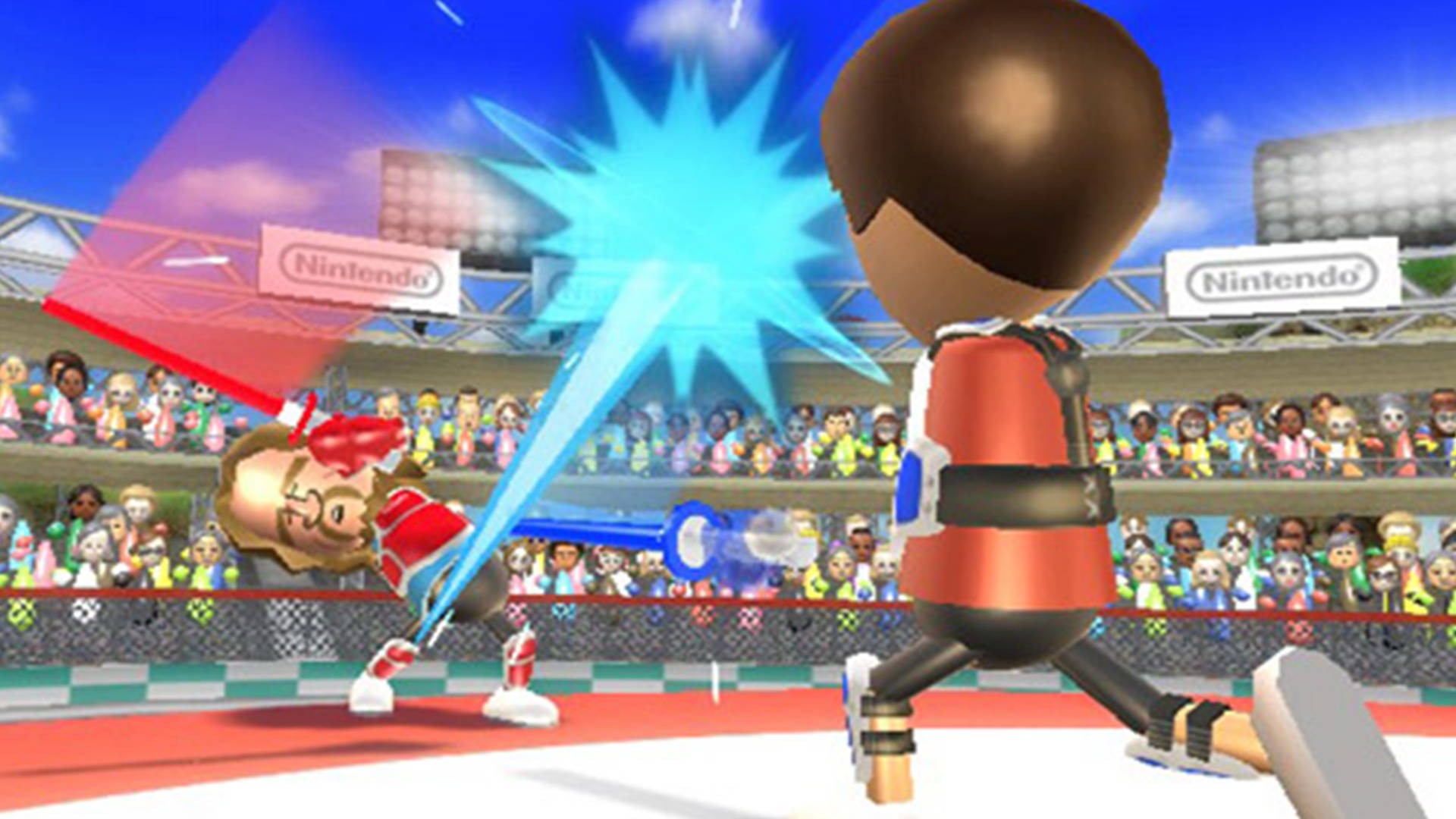 Matalim na Labanang Espada sa Wii Sports Resort Wallpaper
