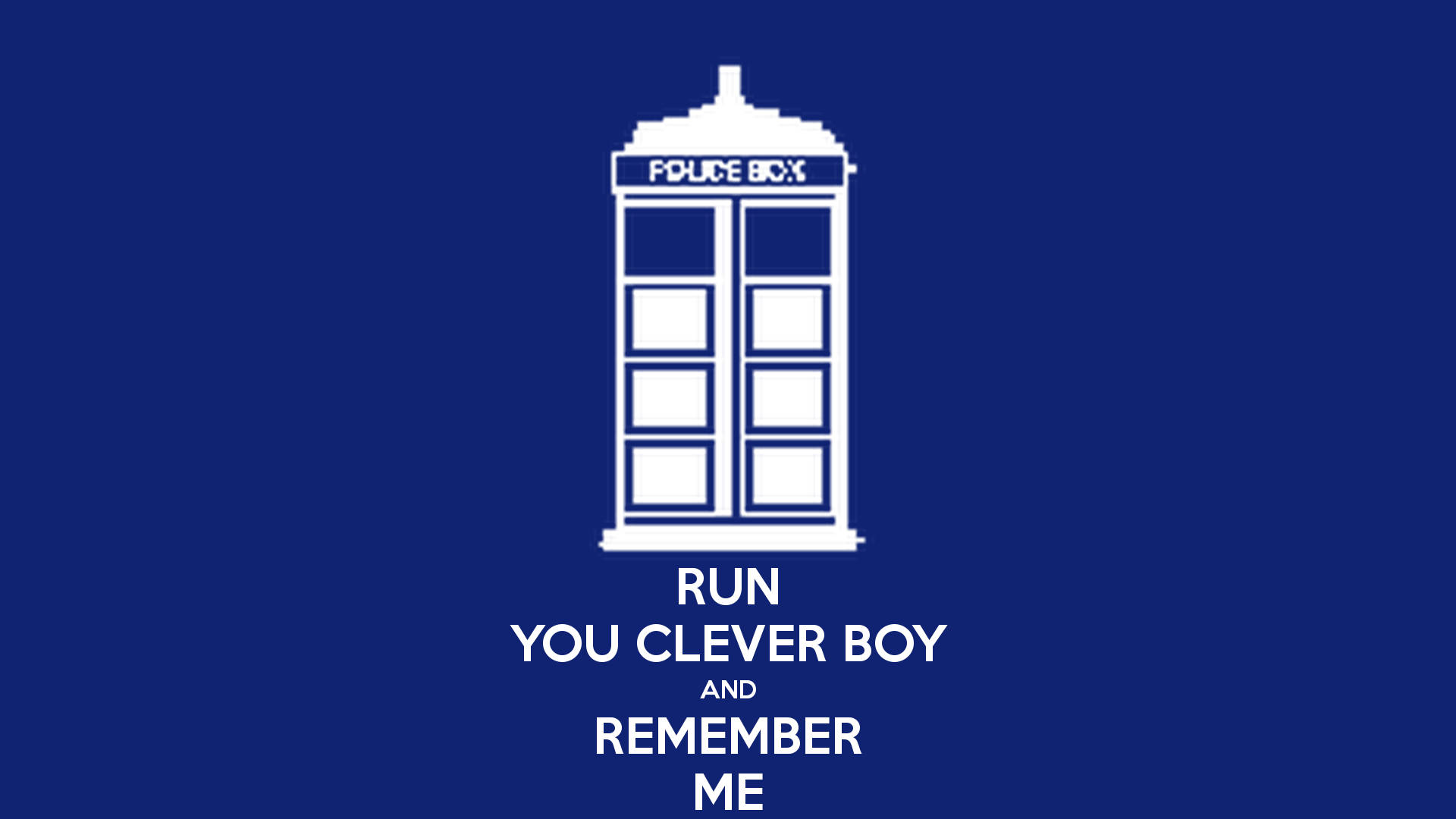 Matalinong Tardis ni Doctor Who Wallpaper