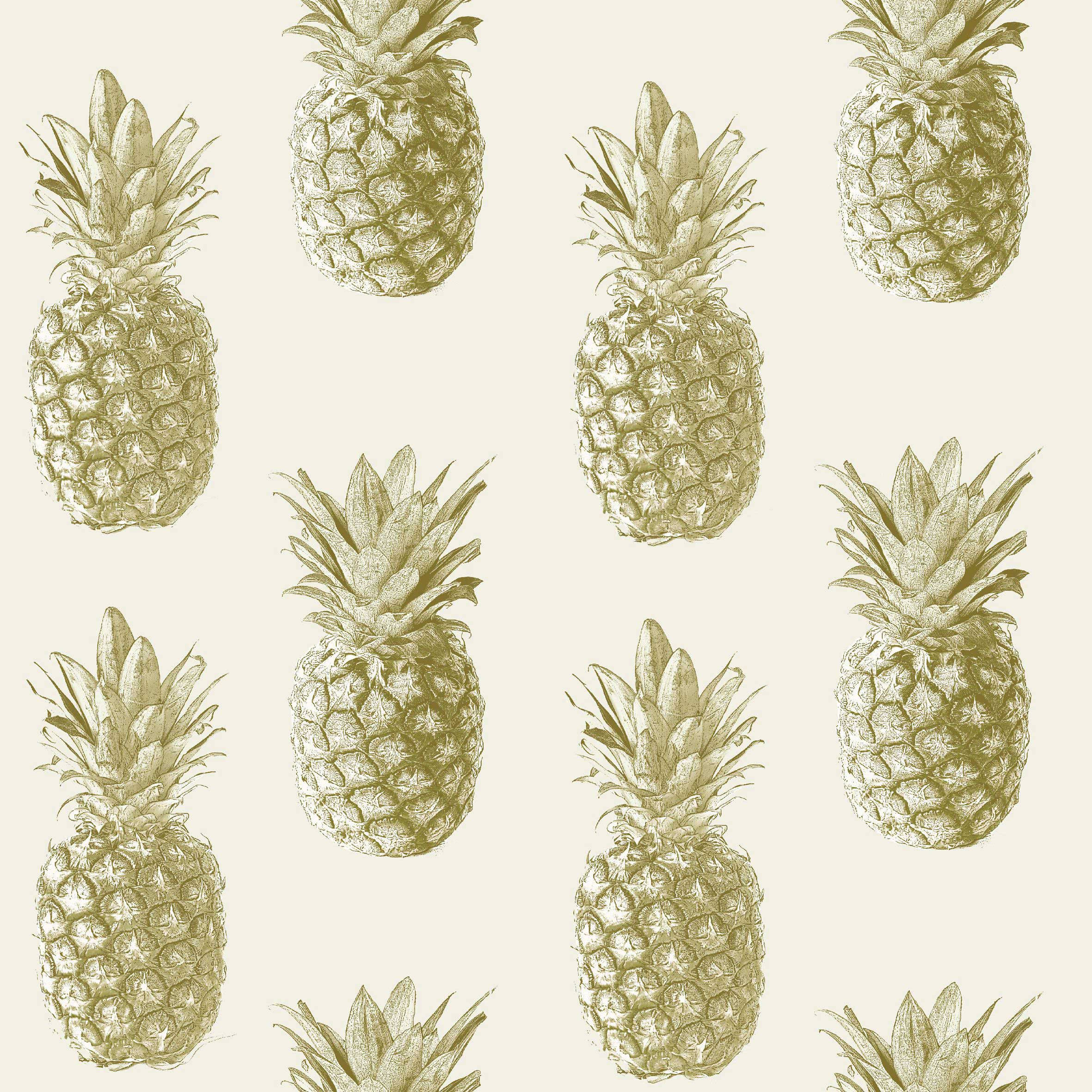 Matamis na pattern ng pinya painting. Wallpaper
