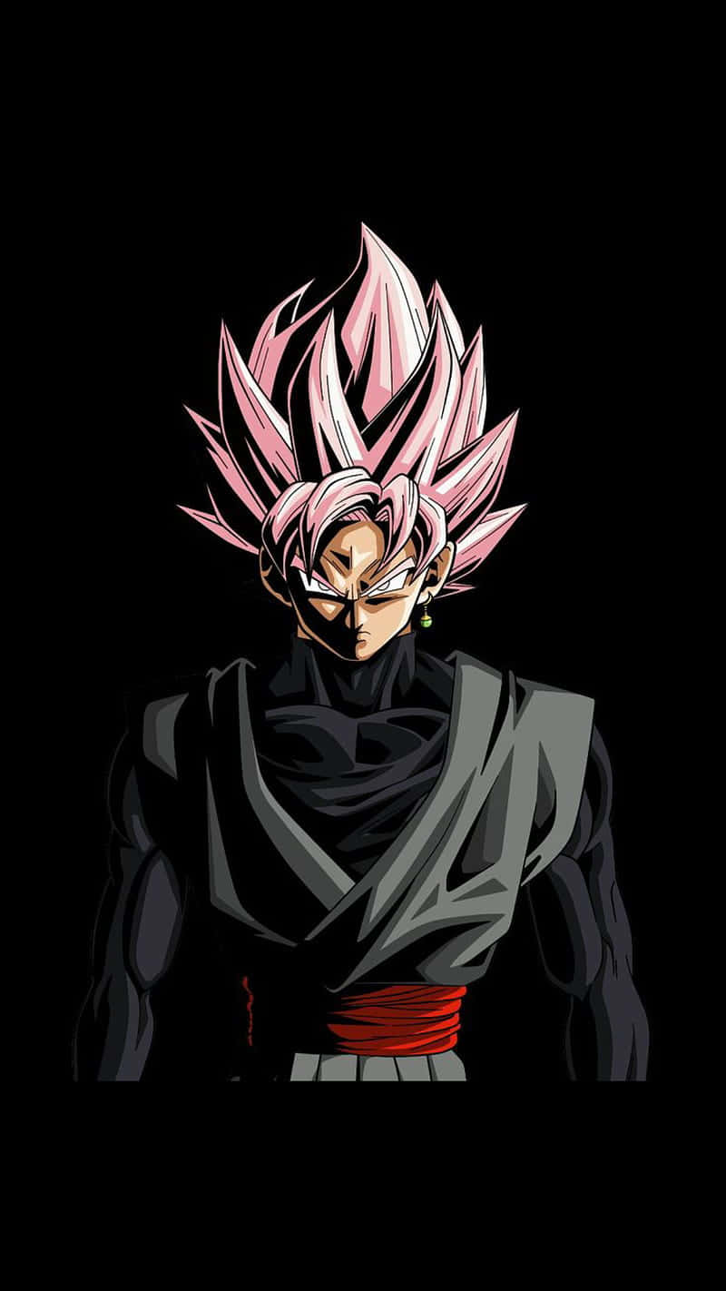 Matinding Goku Black sa Dramatikong Posisyon Wallpaper