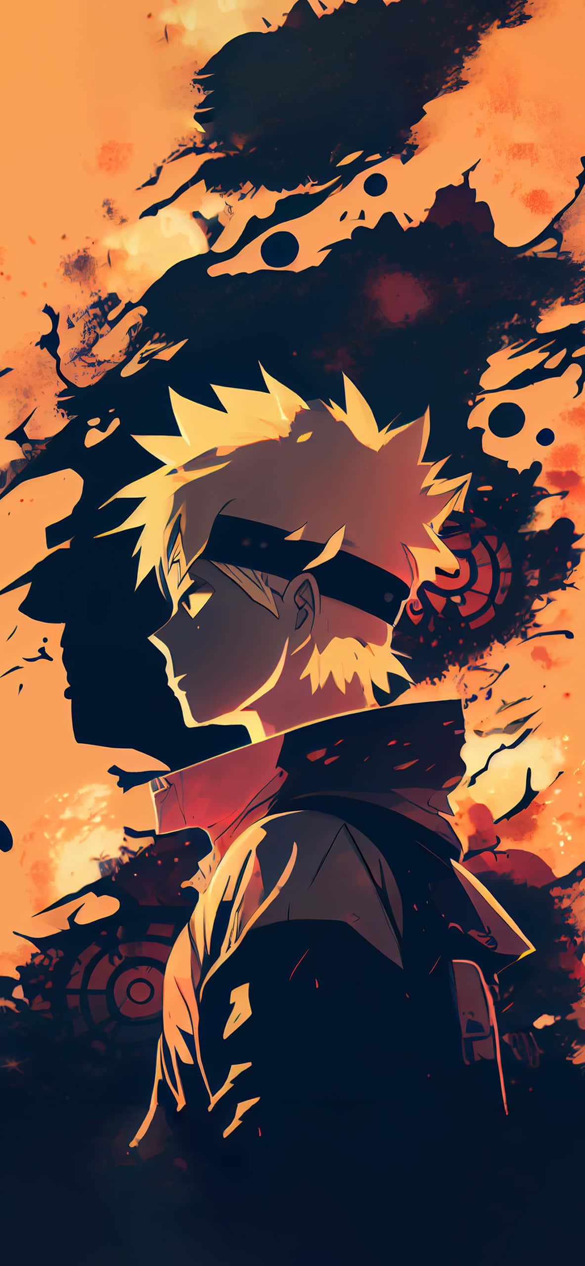 Matinding Sesyon ng Pagsasanay sa Naruto Anime Wallpaper