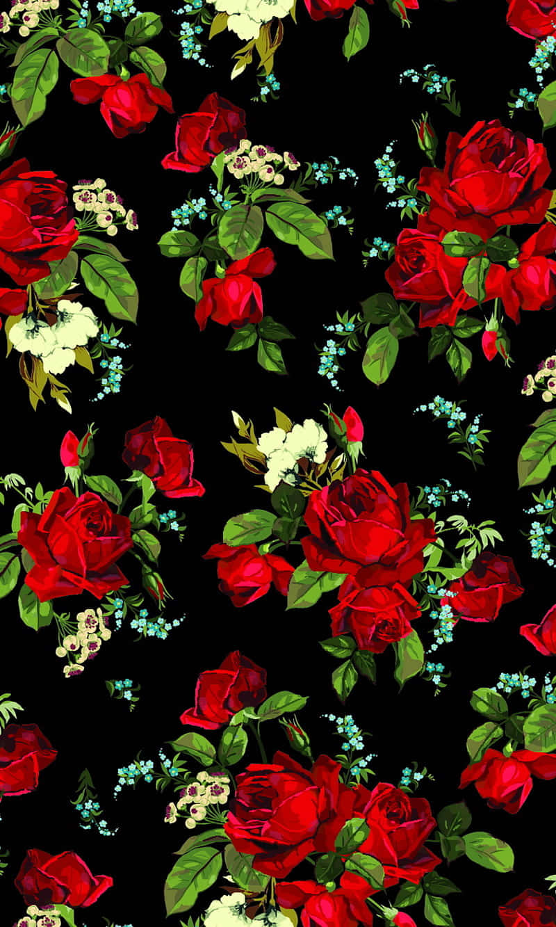 Matingkad na Pulang Rosas na Perpekto para sa Kahit Anong Okasyon Wallpaper