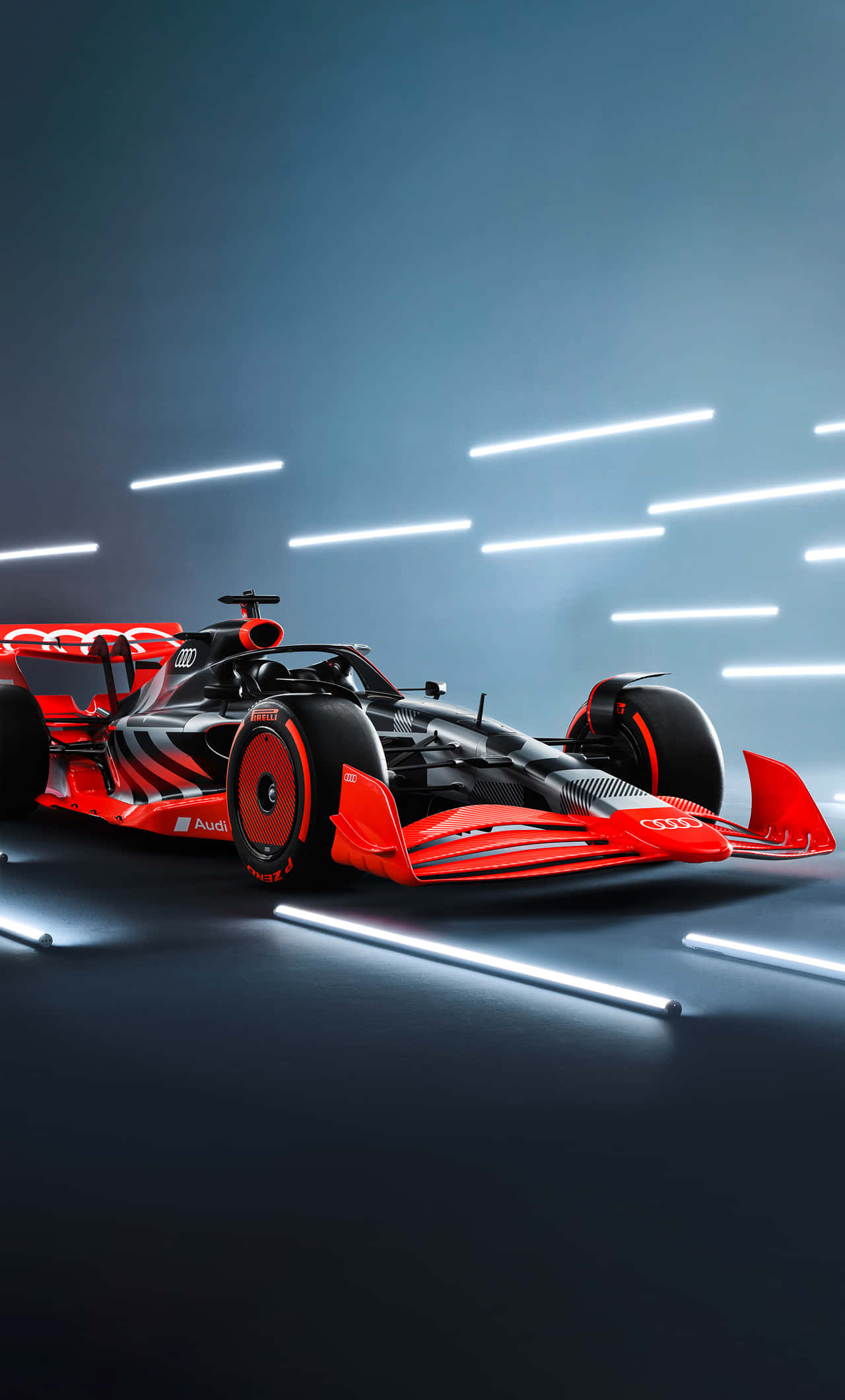 "Mauna sa Kurbada kasama ang Formula 1 iPhone" Wallpaper