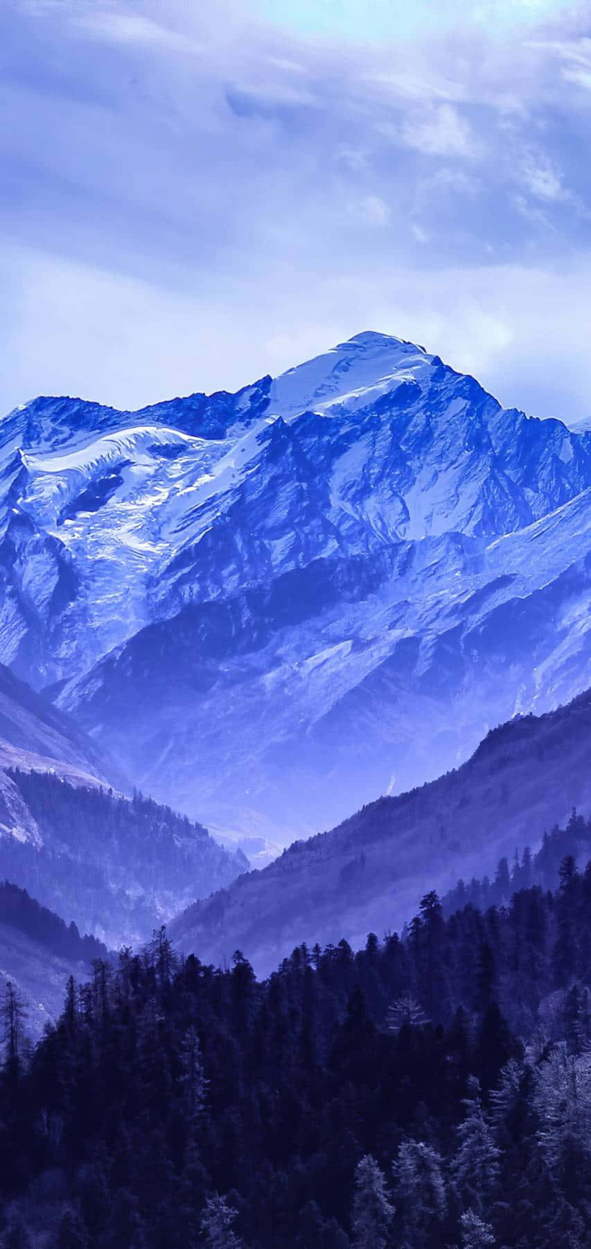 Mawala sa isang mistikal na asul na mundo ng mga ideya at abstraktong panaginip. Wallpaper