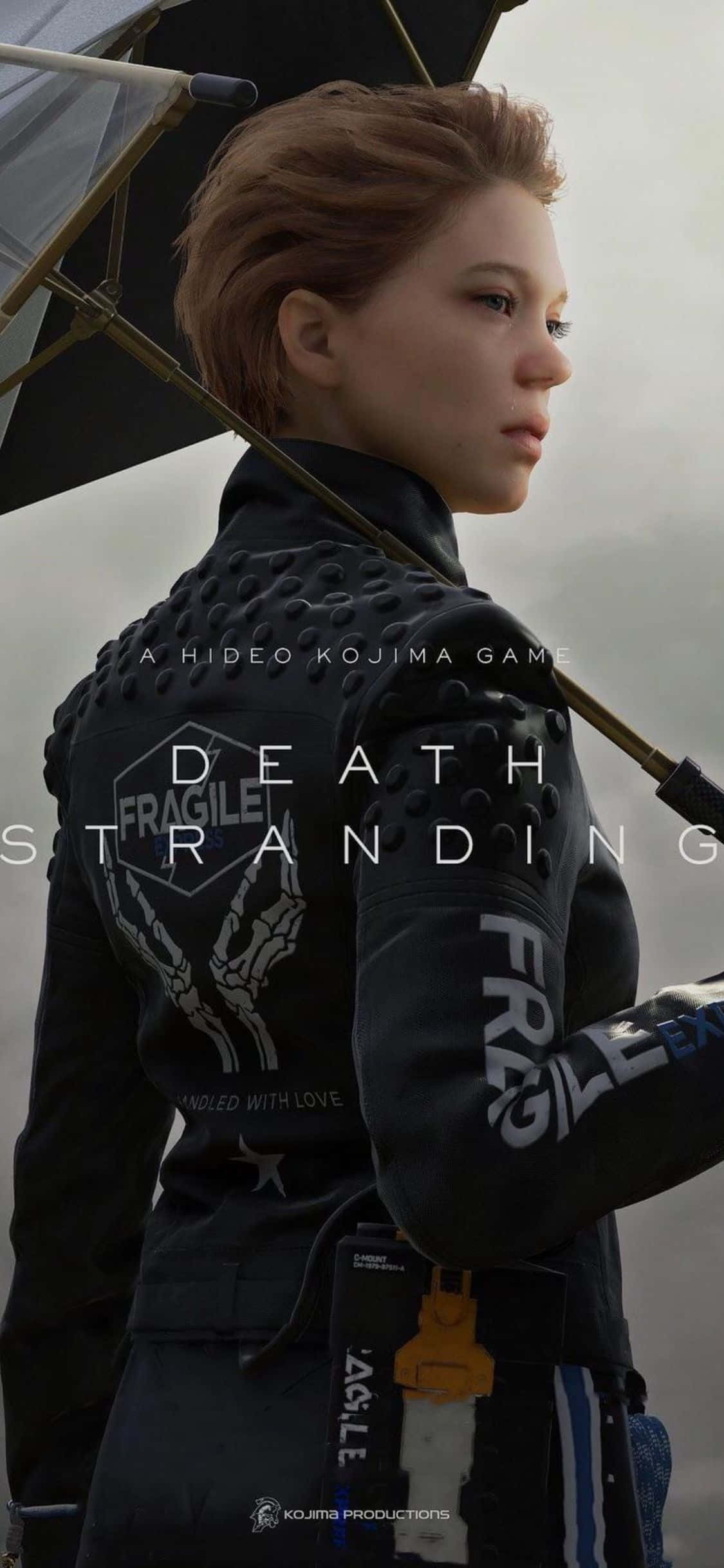 Mawala sa isang post-apocalyptic world gamit ang captivating game na Death Stranding sa iyong iPhone X Wallpaper