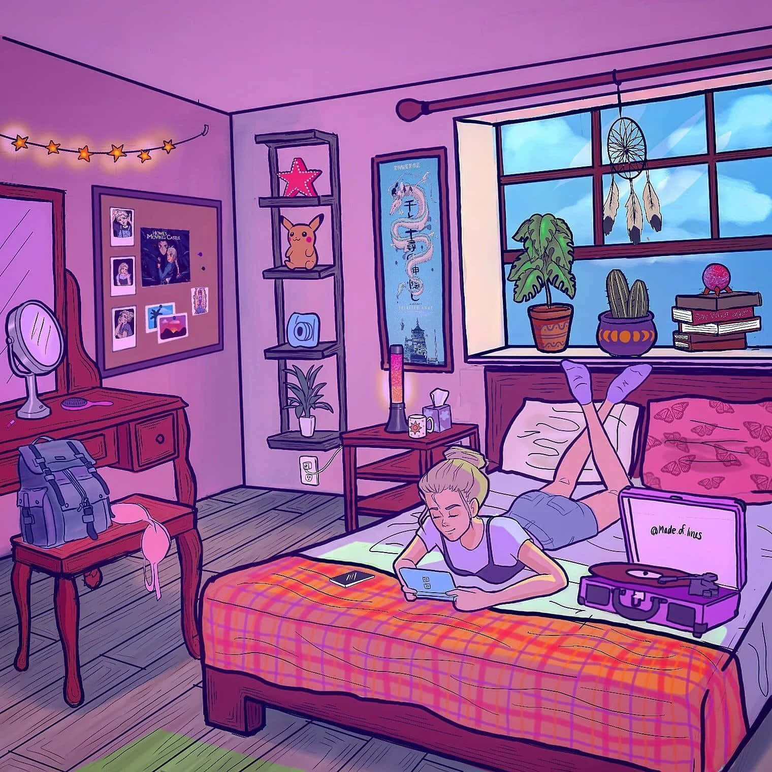 Mawala sa kahanga-hangang mundo ng Anime Wallpaper