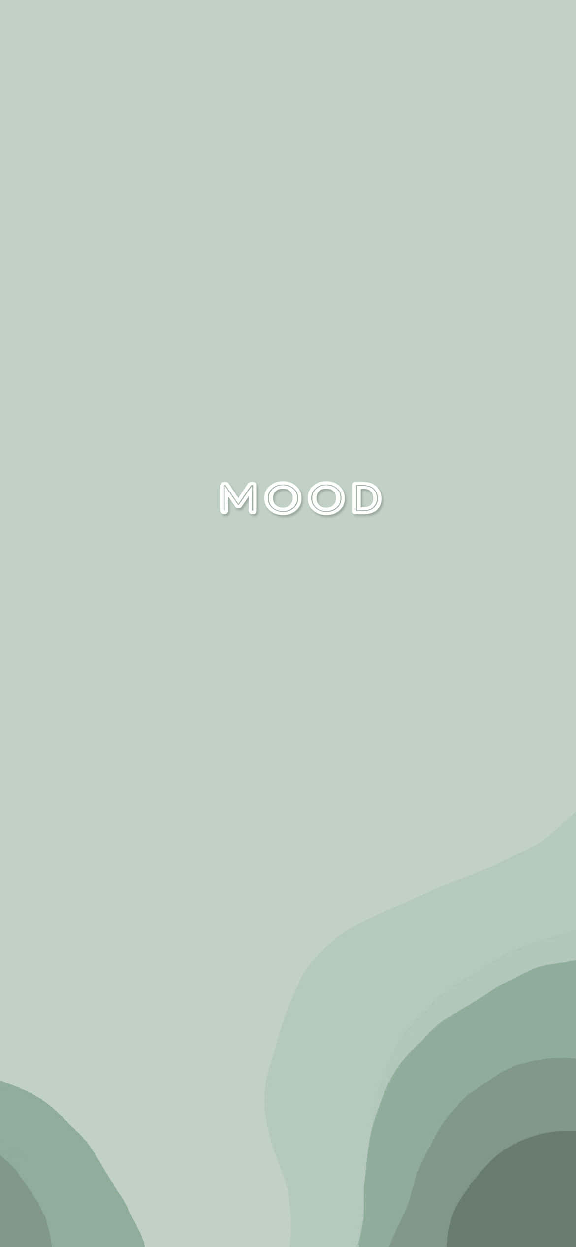 Mawala sa nakakapagpayapang luntian ng Sage Green Aesthetic Wallpaper