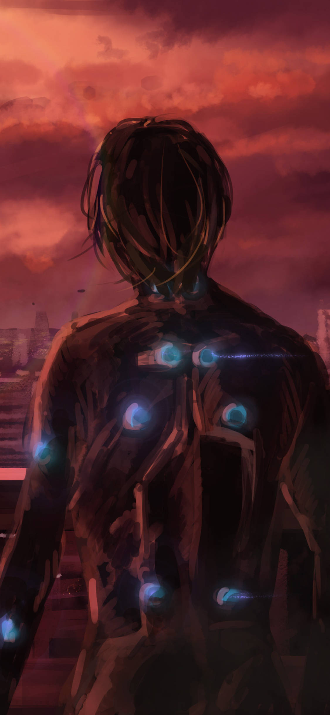 Melancholikong Futuristicong Gantz Wallpaper