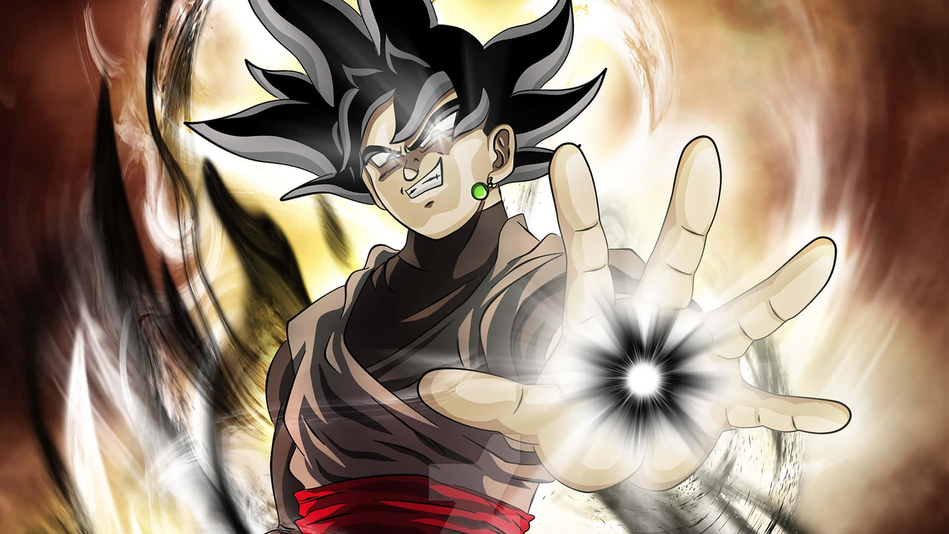 Menacing Goku Black mula sa Dragon Ball Super Wallpaper