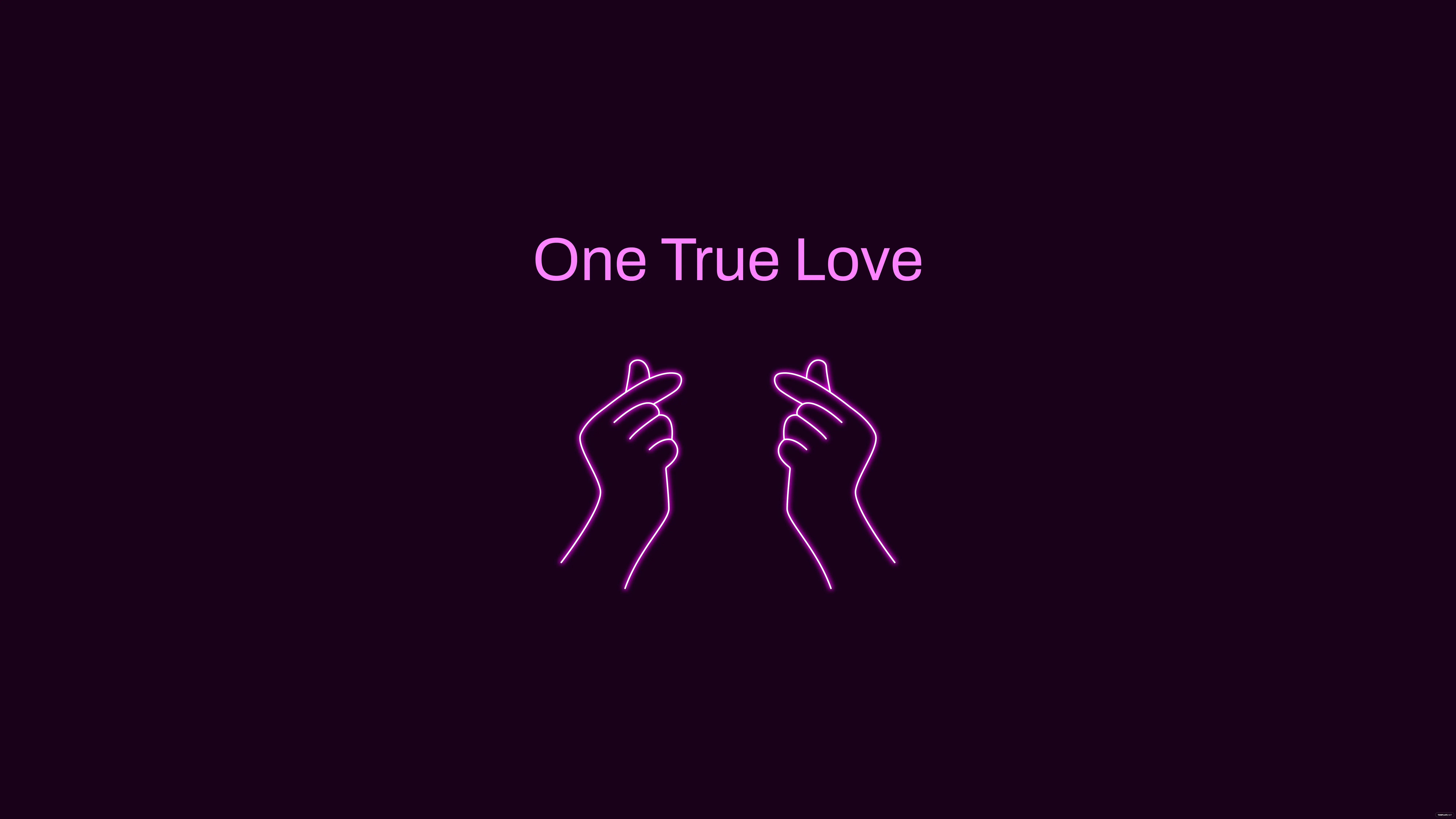 Mensaheng Neon Purple Aesthetic Romantikong Mensahe Wallpaper