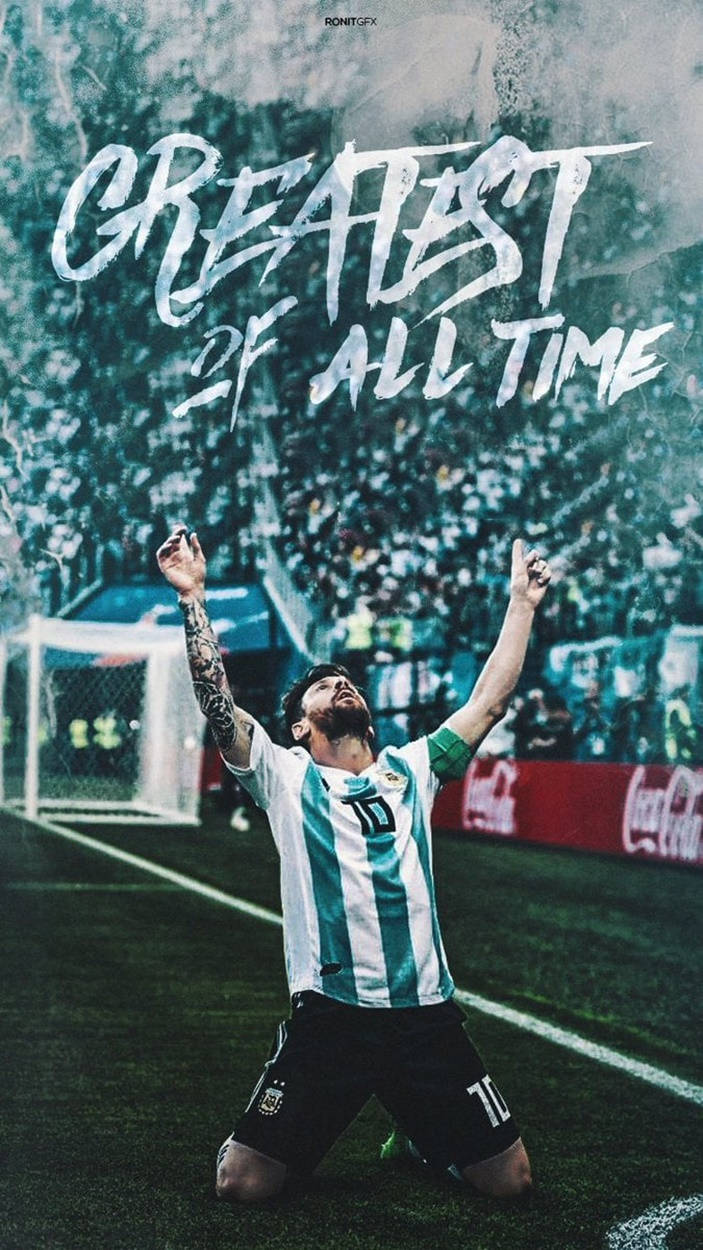Messi Argentina Ang Pinakamahusay na Manlalaro ng Football Wallpaper