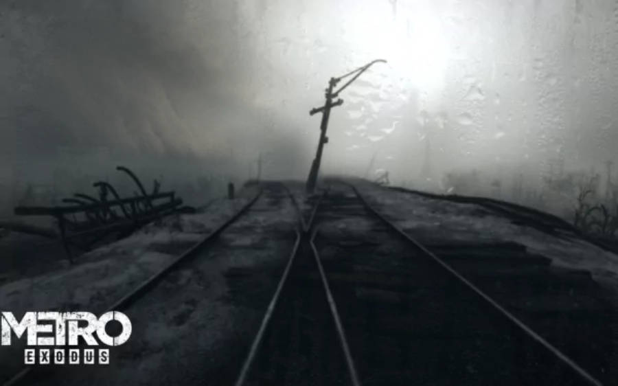 Metro Exodus Riles ng Tren 3440x1440 Wallpaper