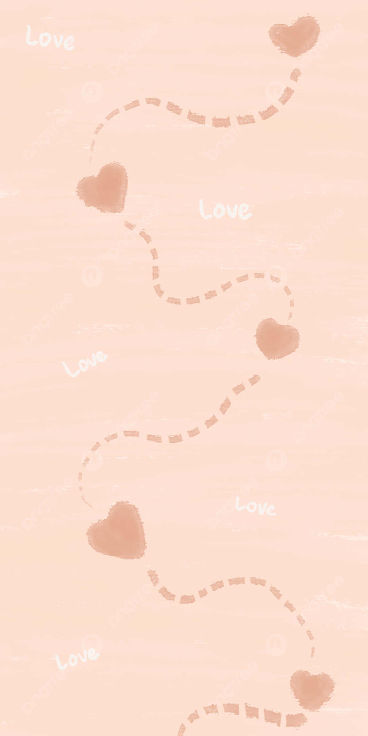 Mga Aesthetic na Larawan ng Pulang Puso Wallpaper