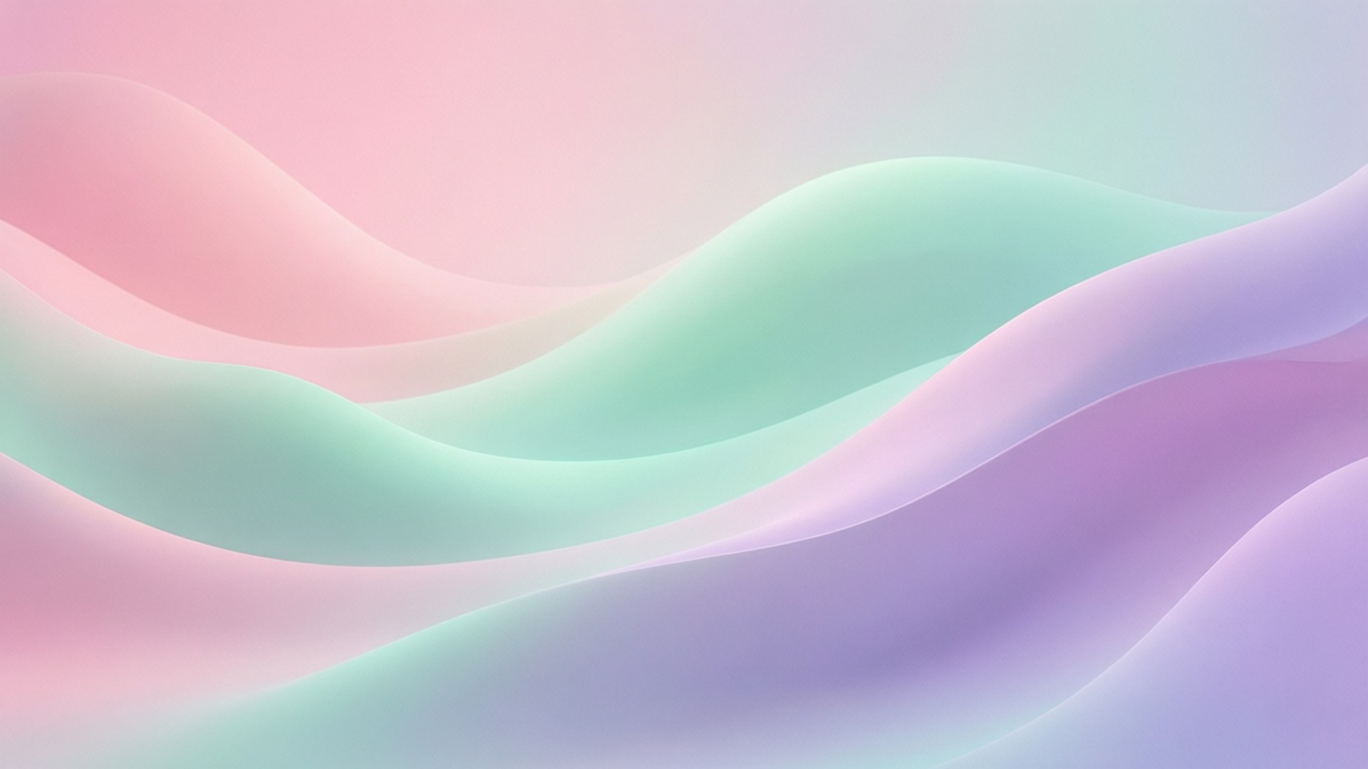 Mga Alon ng Pastel Gradient Wallpaper
