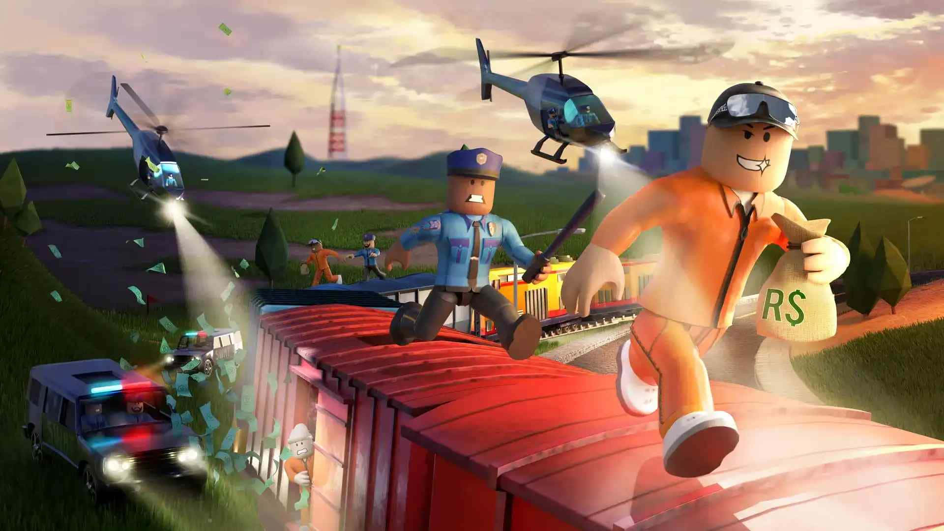 Mga astig na larawan ng Roblox Wallpaper