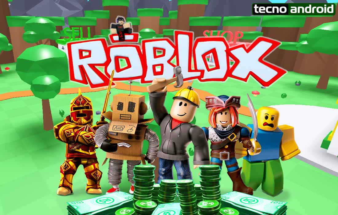 Mga Avatar ng Roblox sa Kagubatan Wallpaper
