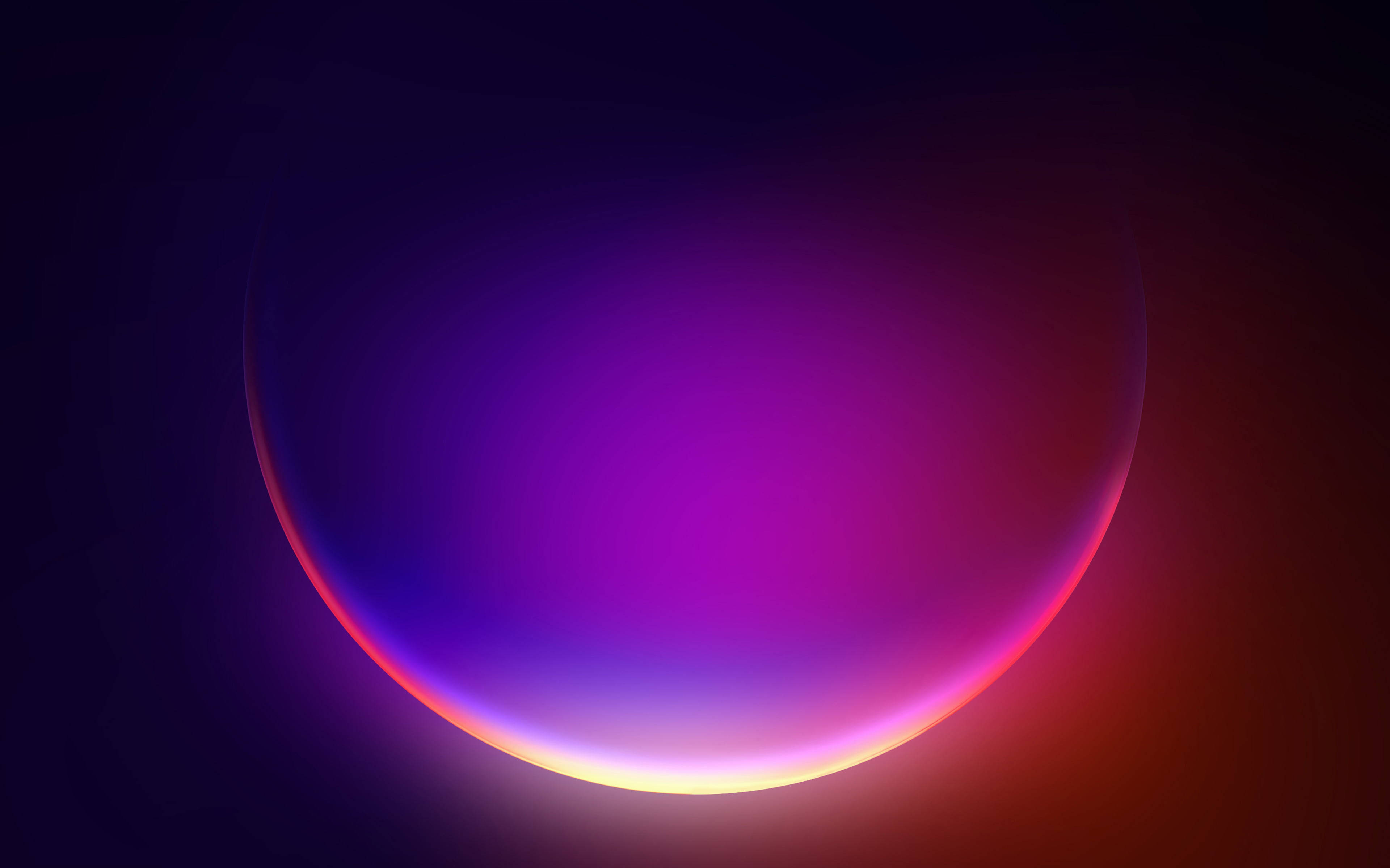 Mga Background na Minimalist na Sphere na Kulay Pink at Lila Wallpaper
