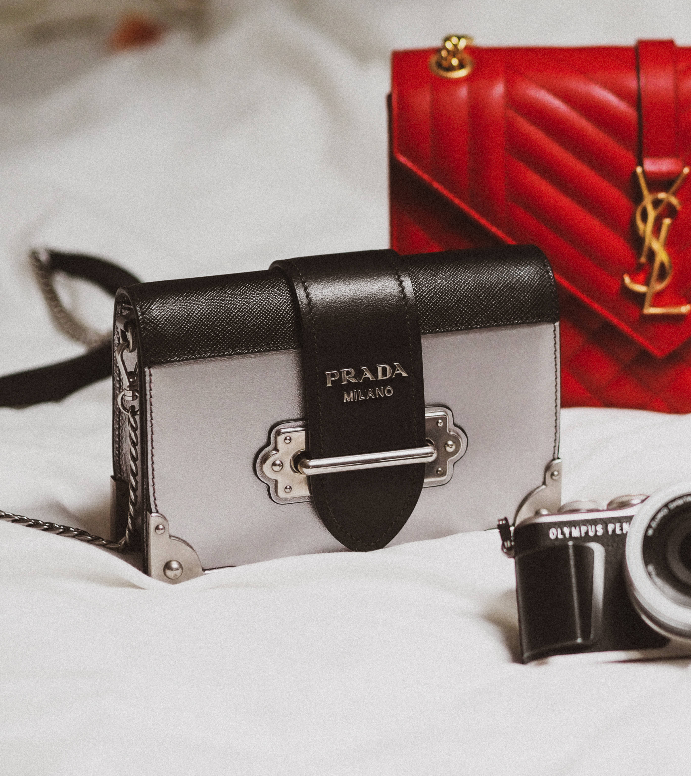 Prada at YSL na Bags Wallpaper