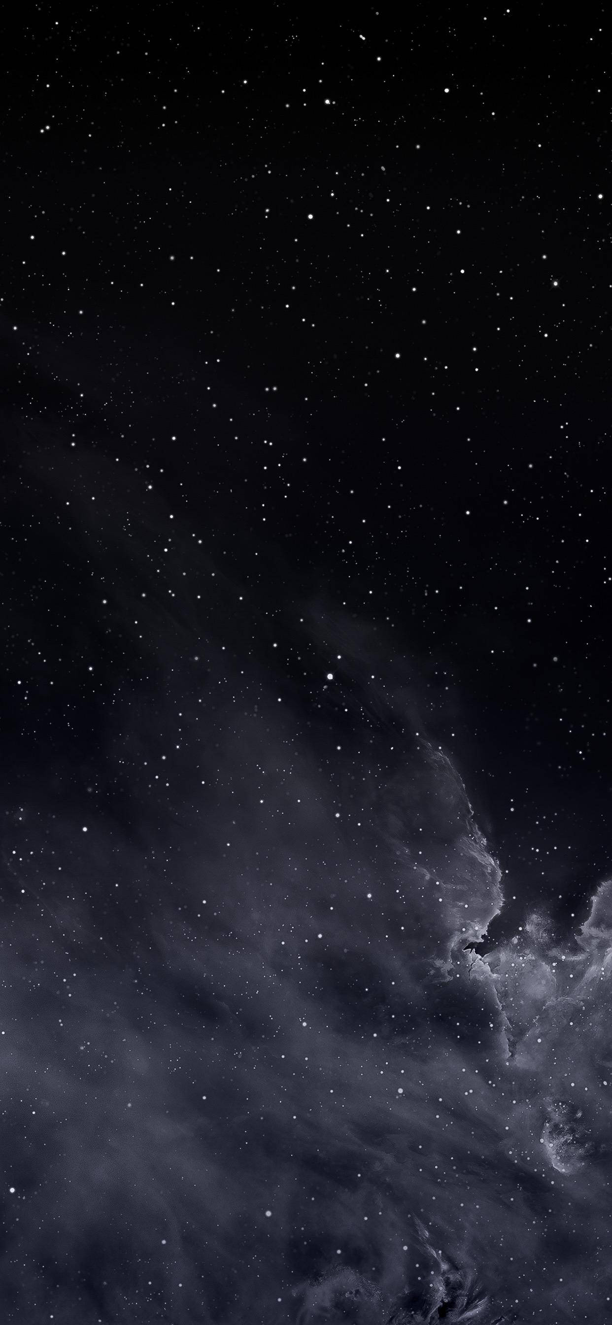 Mga Bituin sa Maulap na Langit sa Madilim na Moda Wallpaper