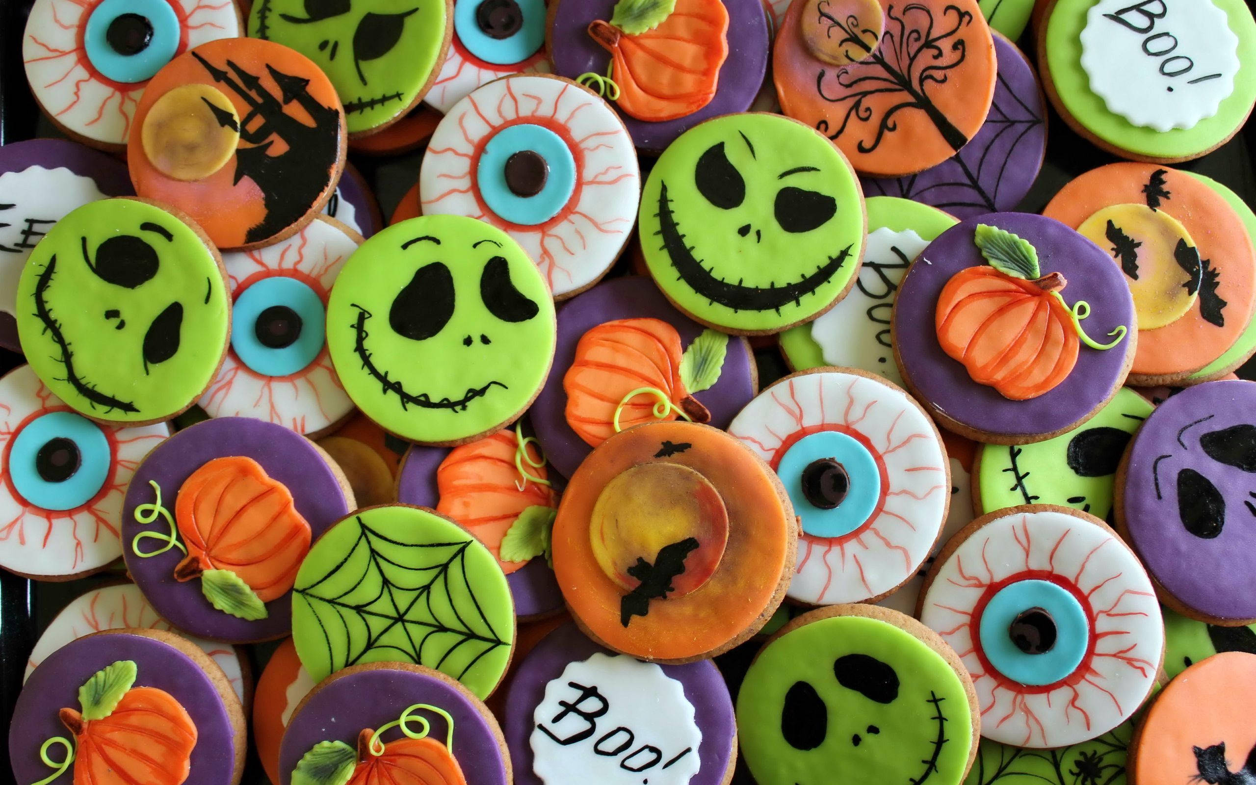 Mga Cookie para sa Isang Napakasarap na Halloween! Wallpaper