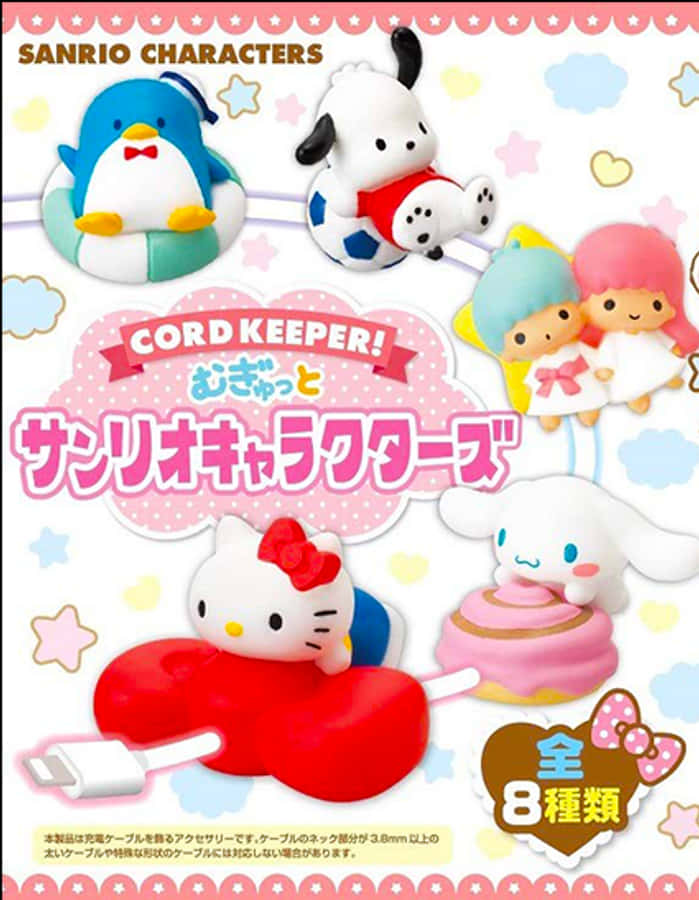 Mga Cord Keeper ng Sanrio Characters Wallpaper