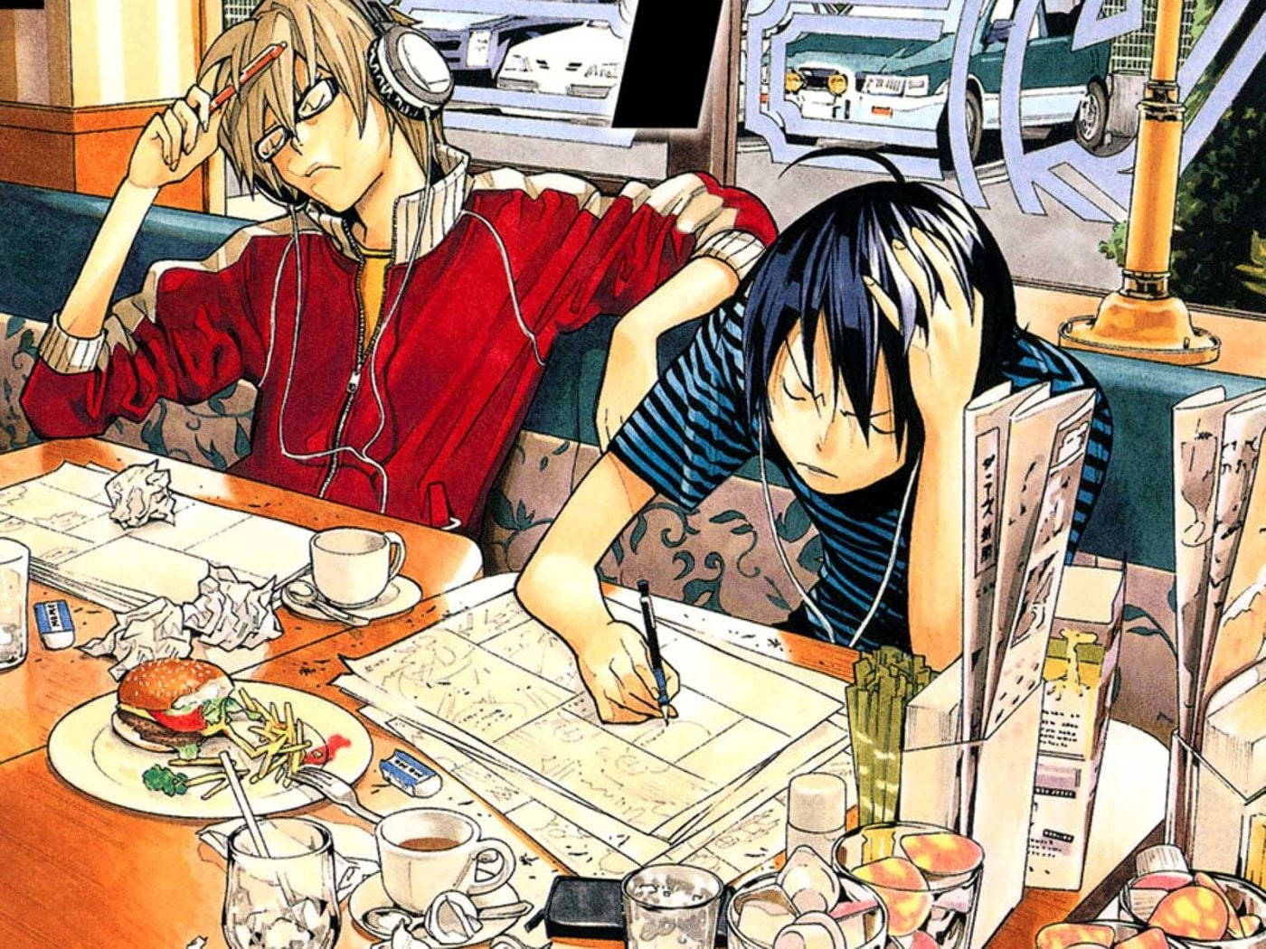 Mga Cute na Anime Boys mula sa Project K Wallpaper