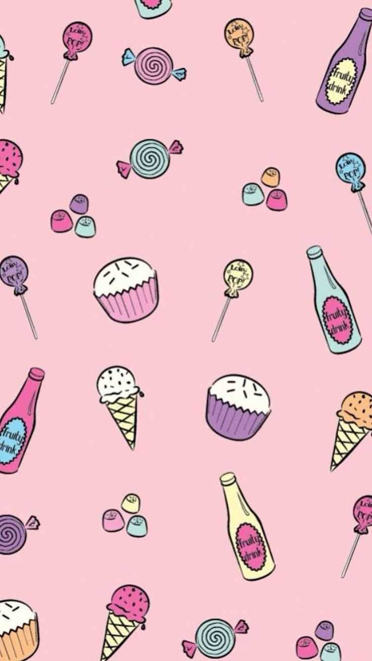 Mga Cute na Pambabaeng Matatamis Wallpaper