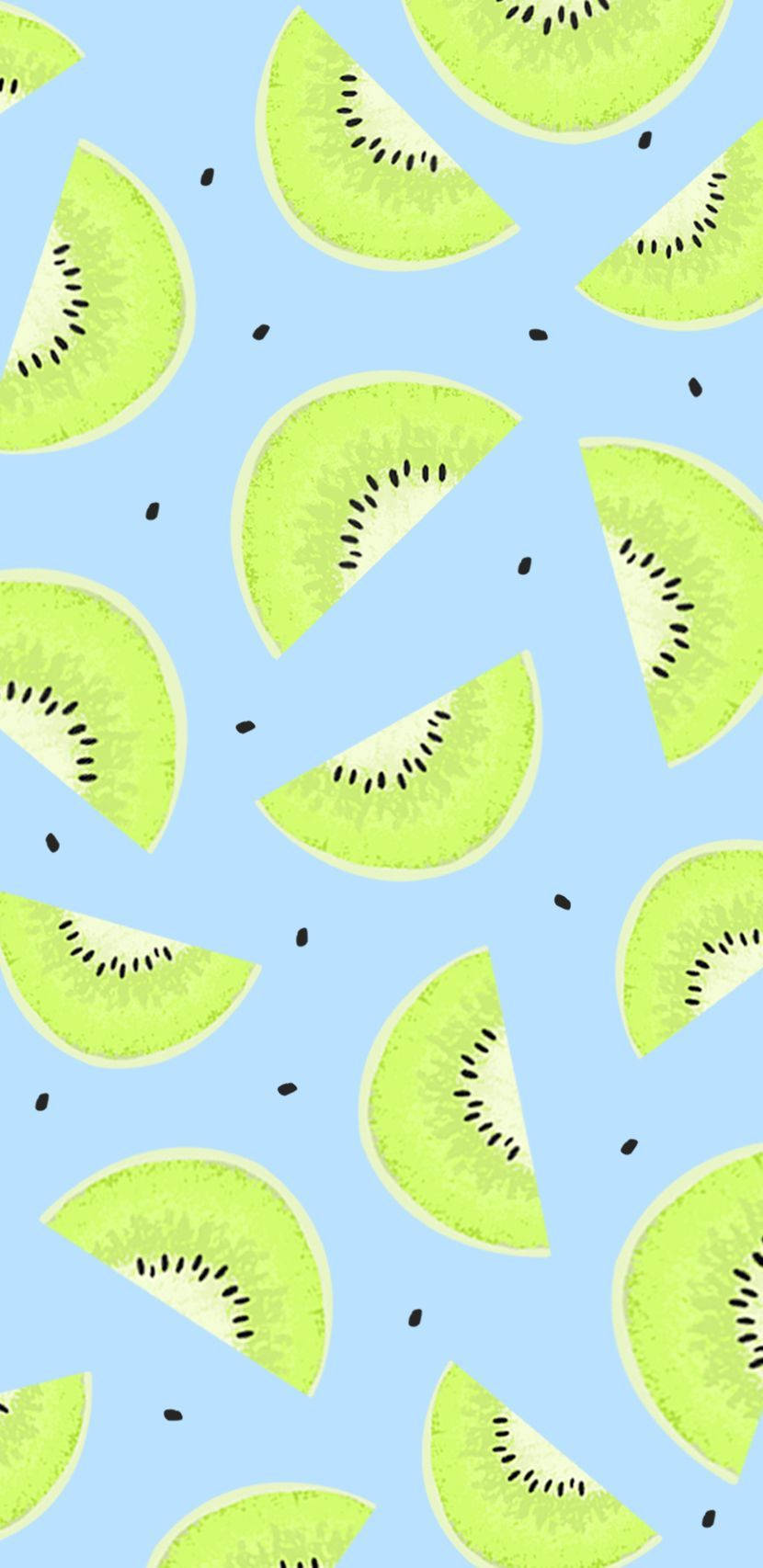 Mga Cute na Pastel na Kiwi Wallpaper