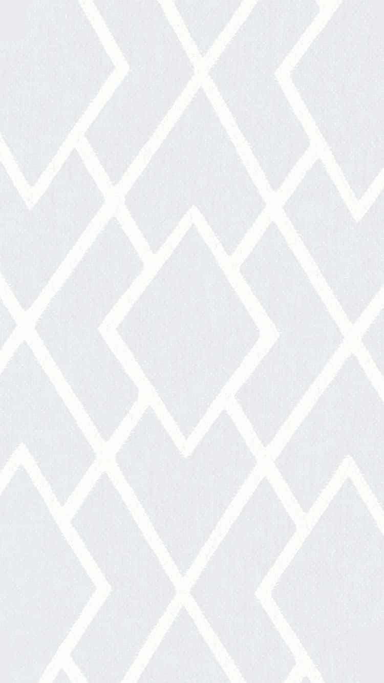 Mga Disenyong Geometriko ng Light Gray na iPhone Wallpaper