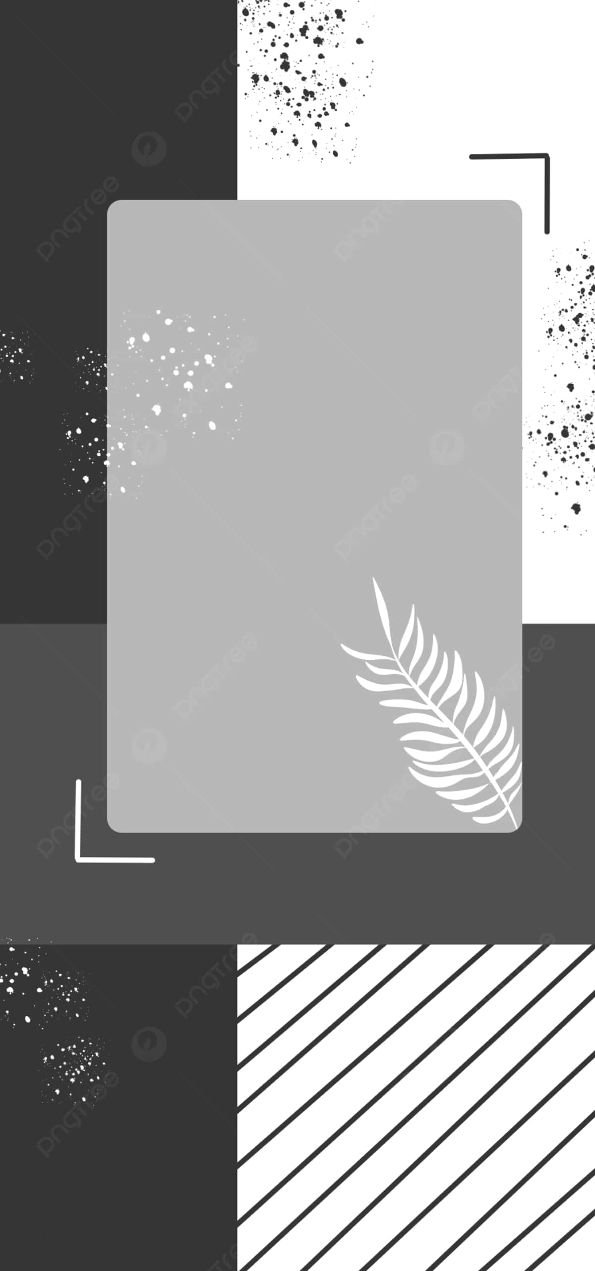 Mga geometric na hugis na nakaayos sa isang cool black and white aesthetic Wallpaper