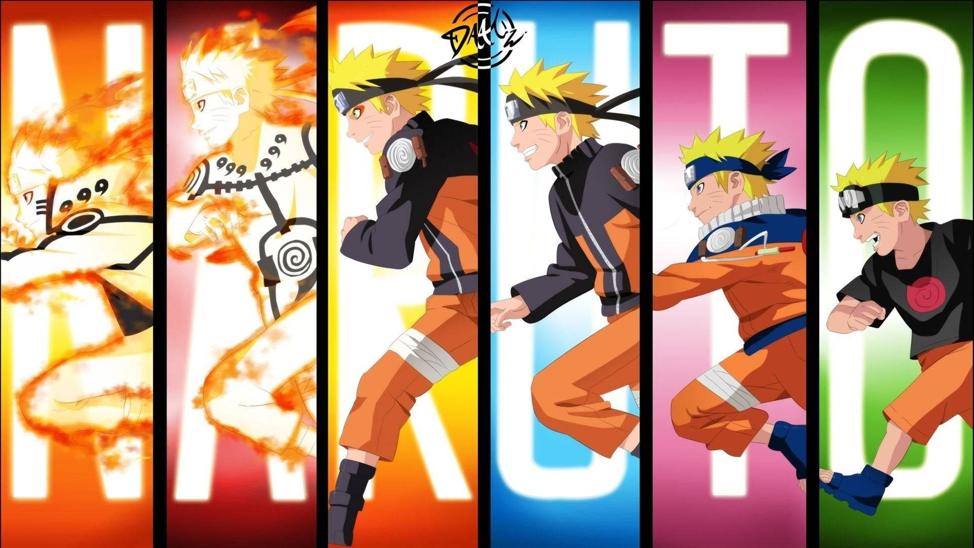 Mga Henerasyon ni Naruto Laptop Wallpaper