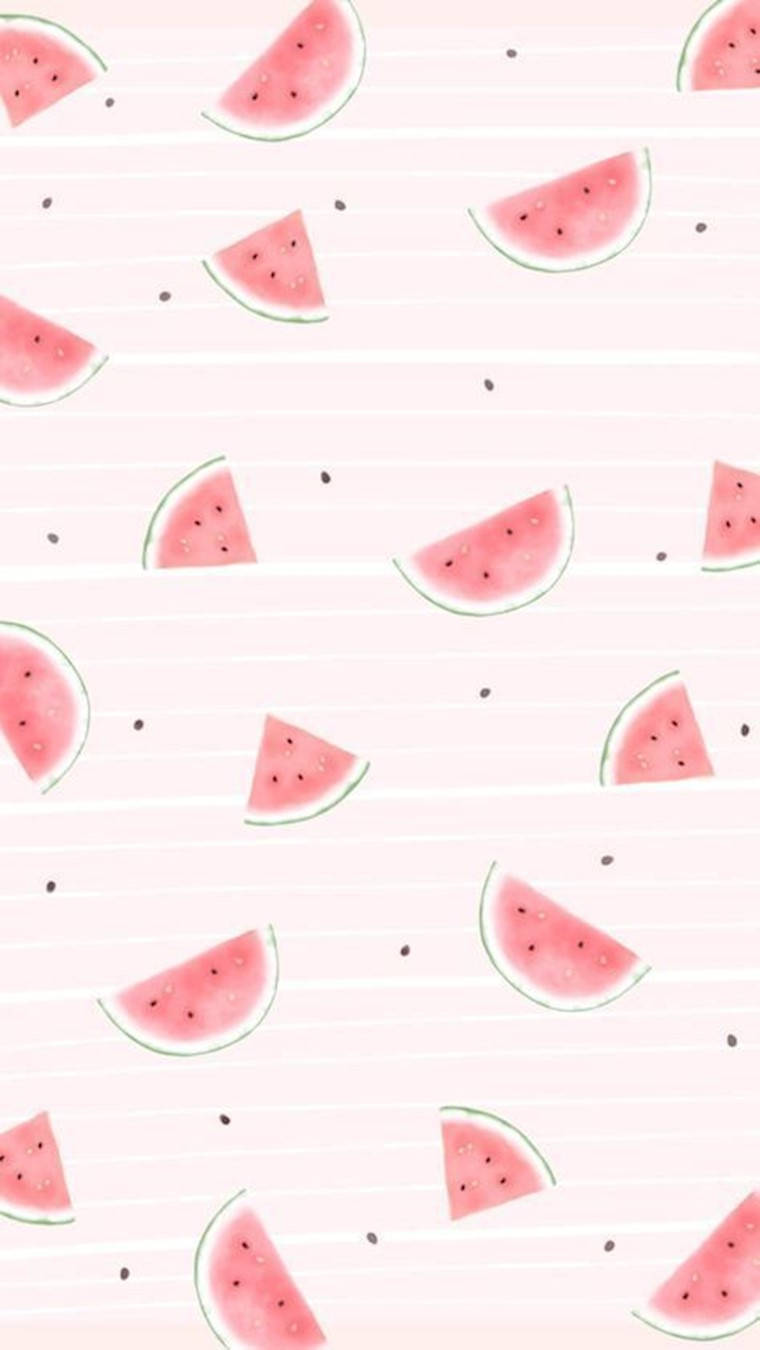 Mga Hiwa ng Pakwan Pambabae iPhone Wallpaper