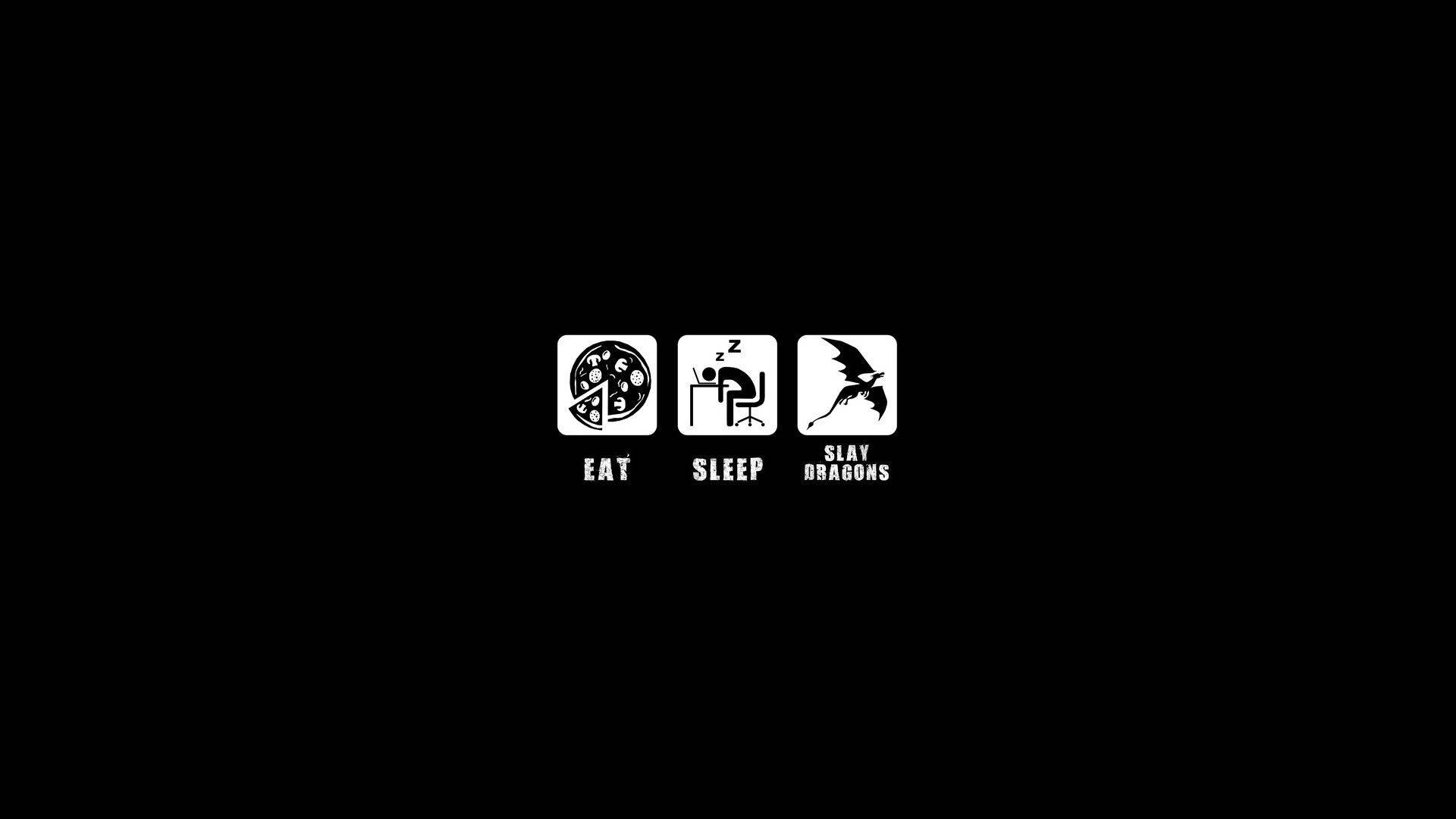 Mga Icon ng Pagpatay ng Dragon sa Paglalaro Wallpaper