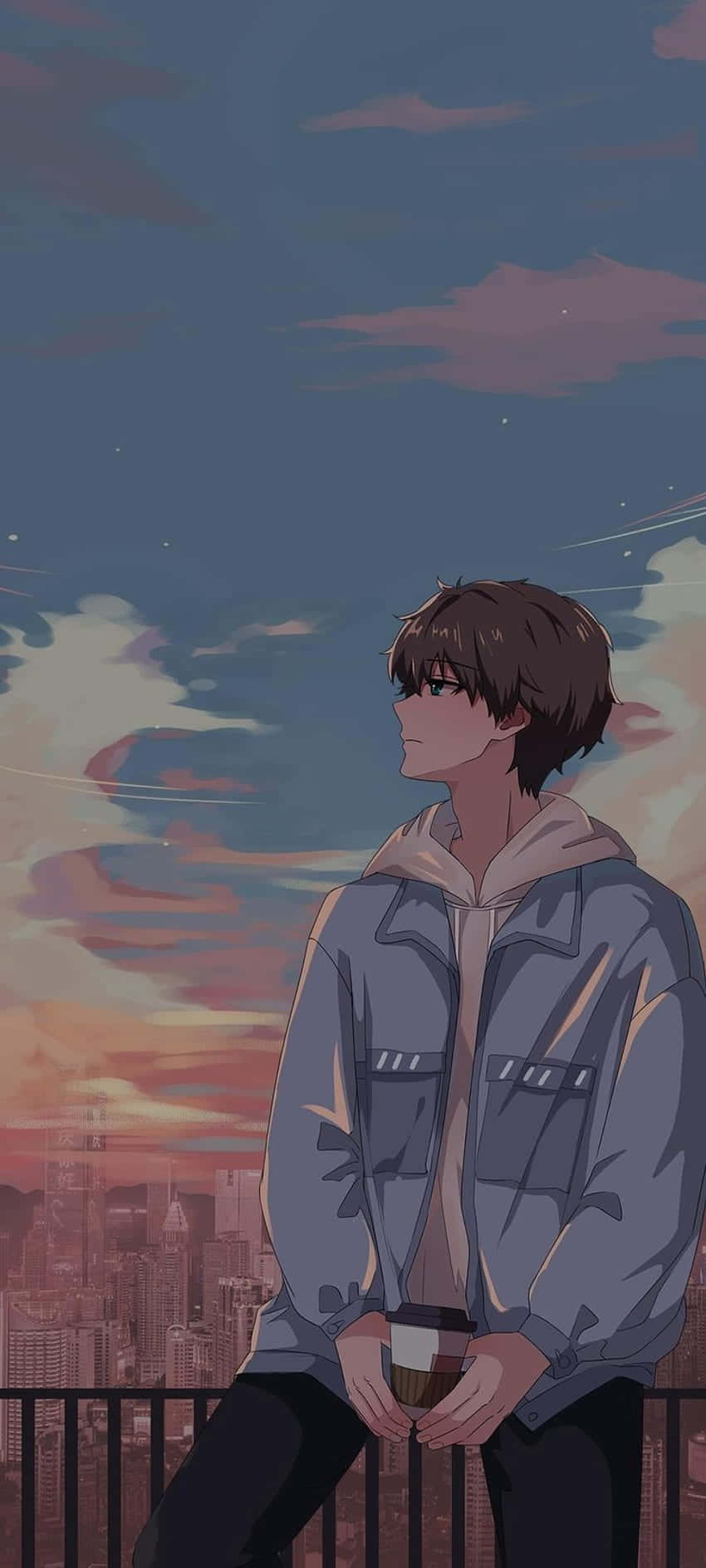 Mga Ideya sa Cute na Anime Boy na Pfp Wallpaper