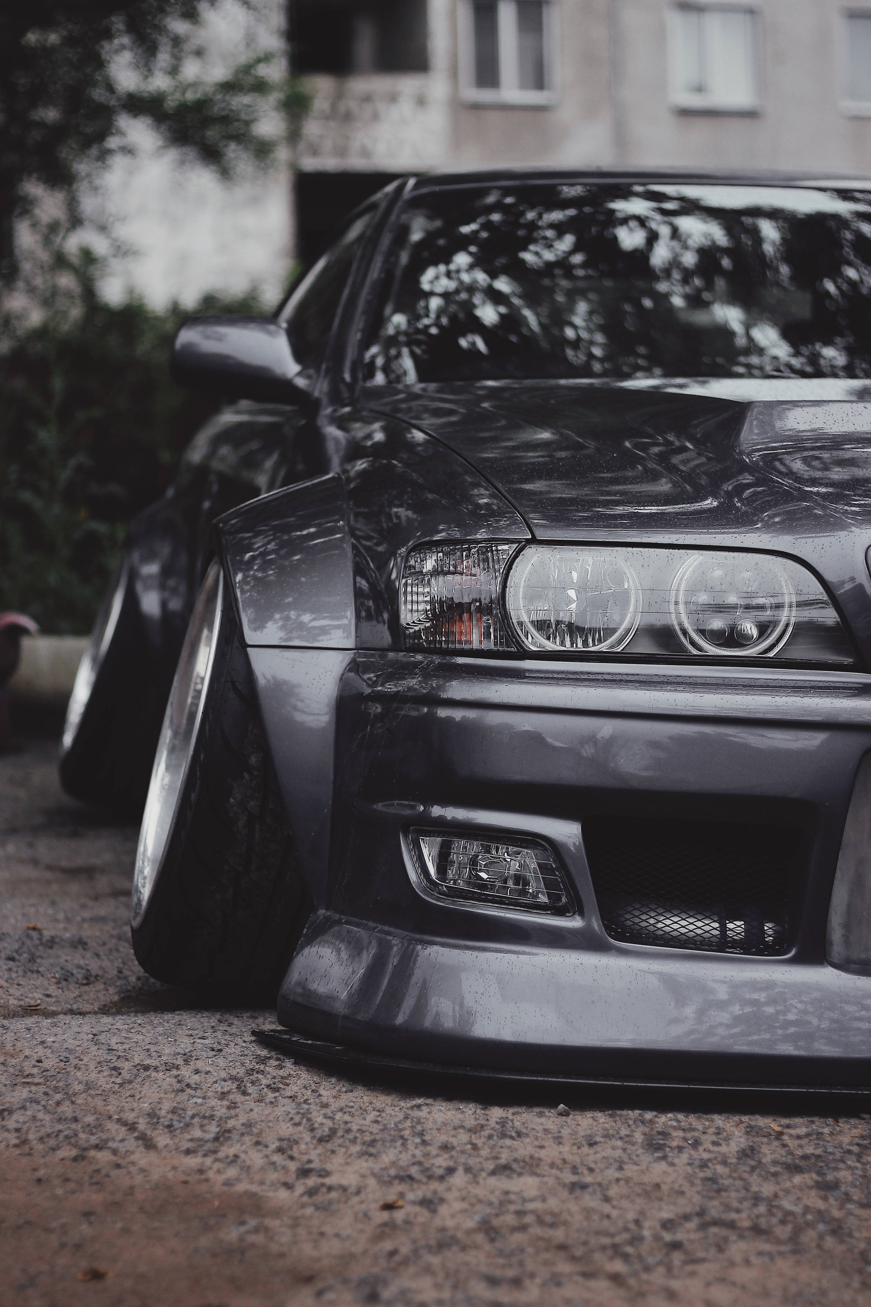 Mga JDM na Kotse sa Itim Wallpaper