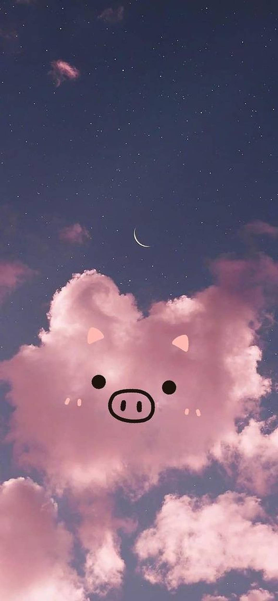 Mga Kaibig-ibig na Ulap na Baboy Wallpaper