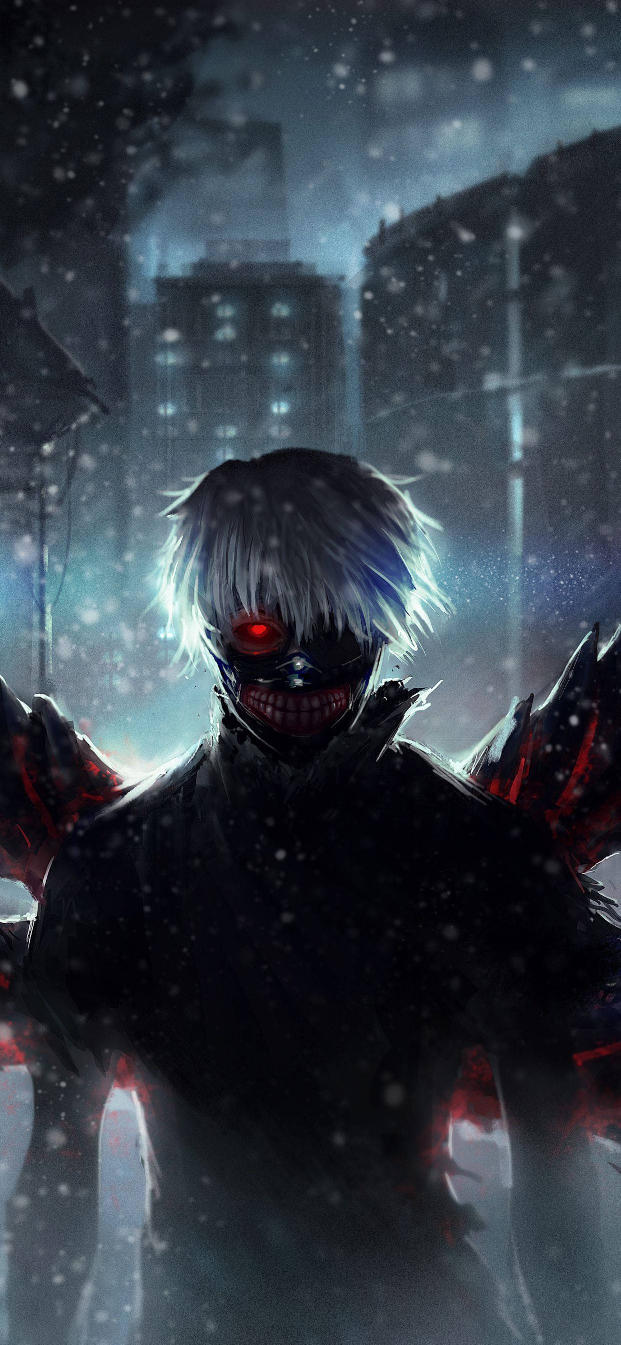 Tokyo Ghoul Mga Tauhan Ken's Pulang mga Pakpak Wallpaper