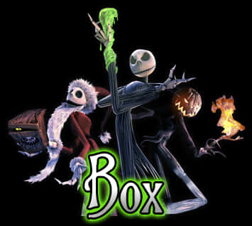 Mga Karakter ng Nightmare Before Christmas Wallpaper