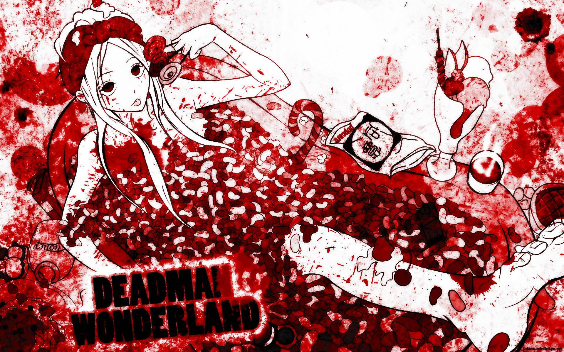 Mga Karakter ng Anime na Deadman Wonderland Wallpaper