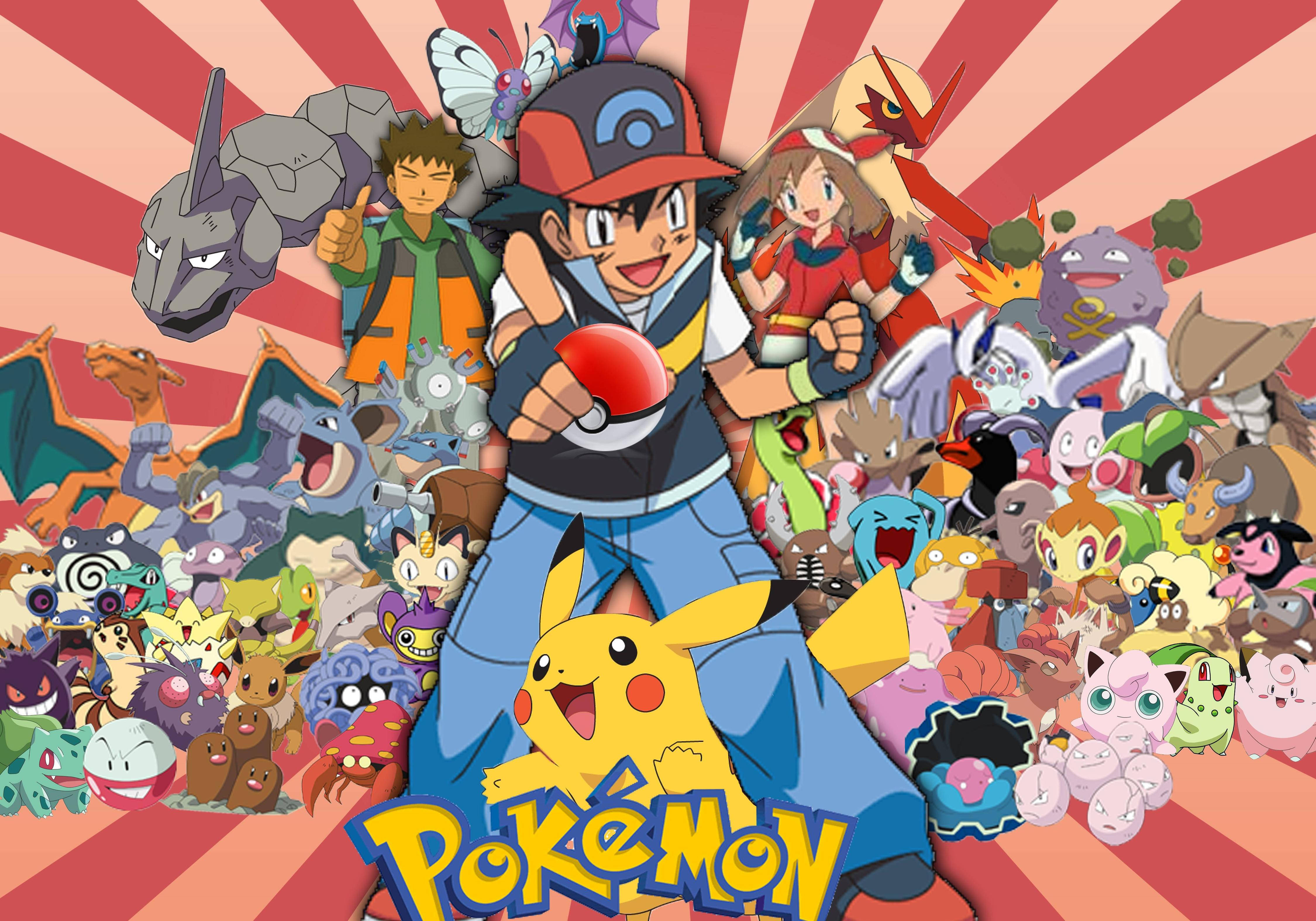 Mga Karakter ng Pokemon Wallpaper
