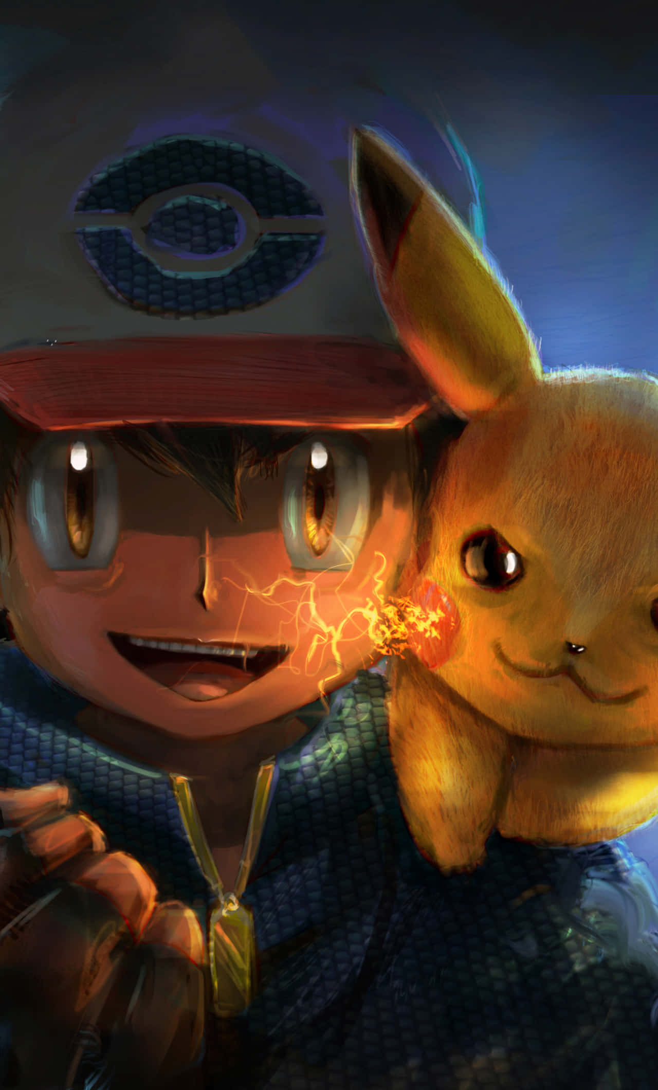 Mga Kasama sa Pakikipagsapalaran: Ash at Pikachu Wallpaper
