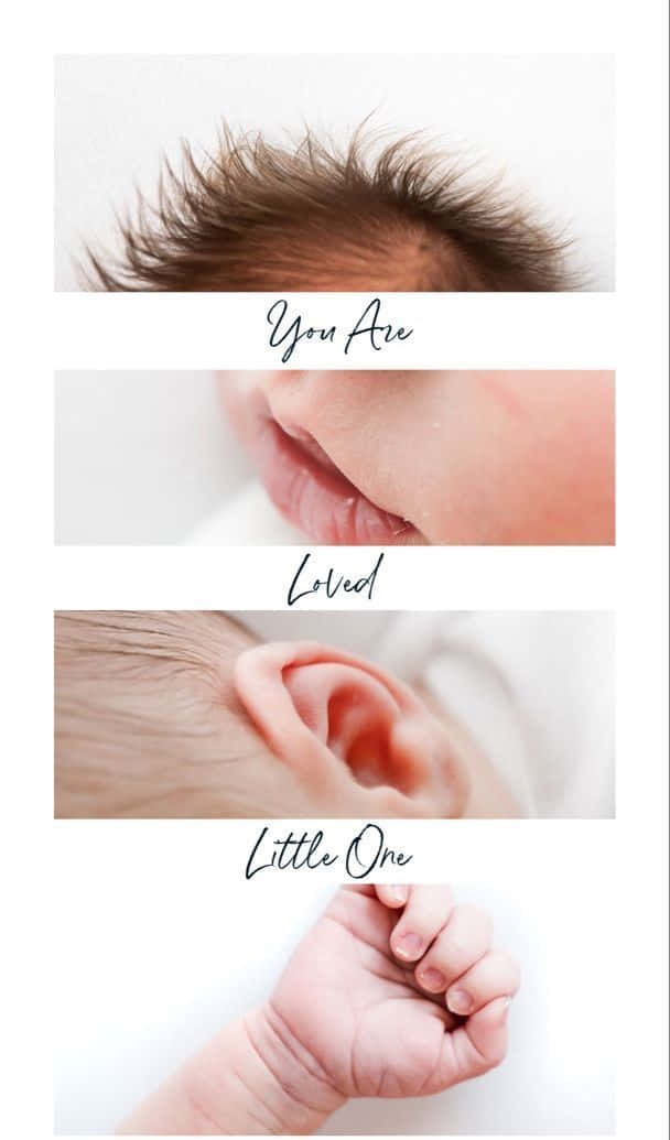 Mga Larawan ng Bahagi ng Katawan ng Bagong Silang na Sanggol Wallpaper