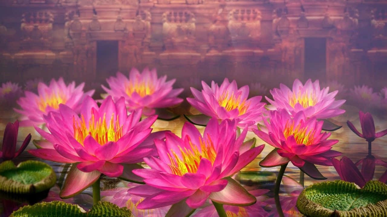 Mga larawan ng Lotus Flower Wallpaper