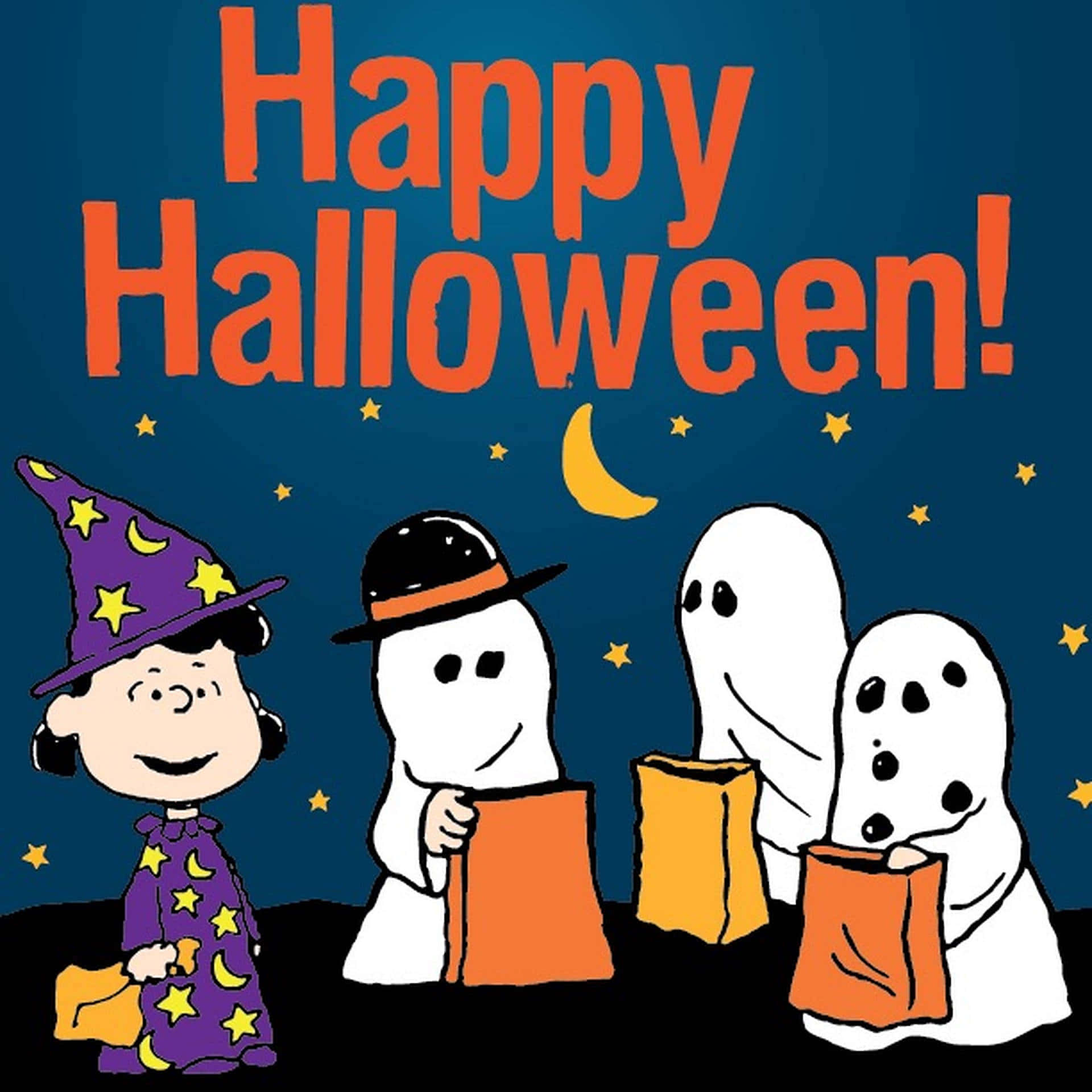 Mga larawan ni Charlie Brown para sa Halloween Wallpaper