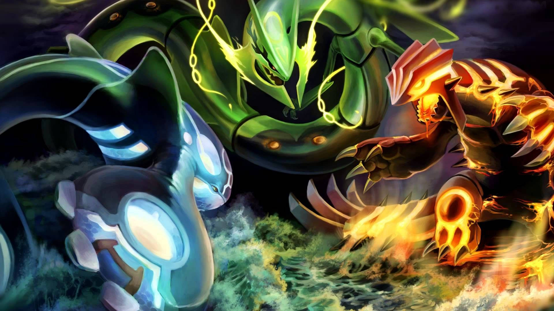 Mga Legendary na Pokemon Characters Wallpaper