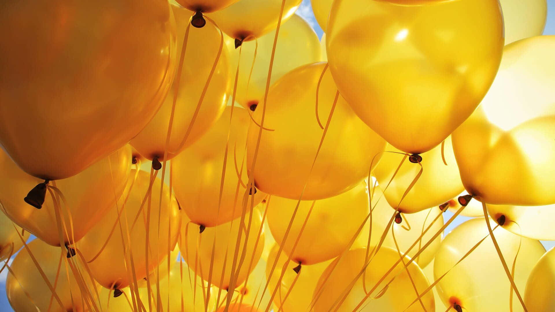 Mga Light Yellow Balloon Wallpaper