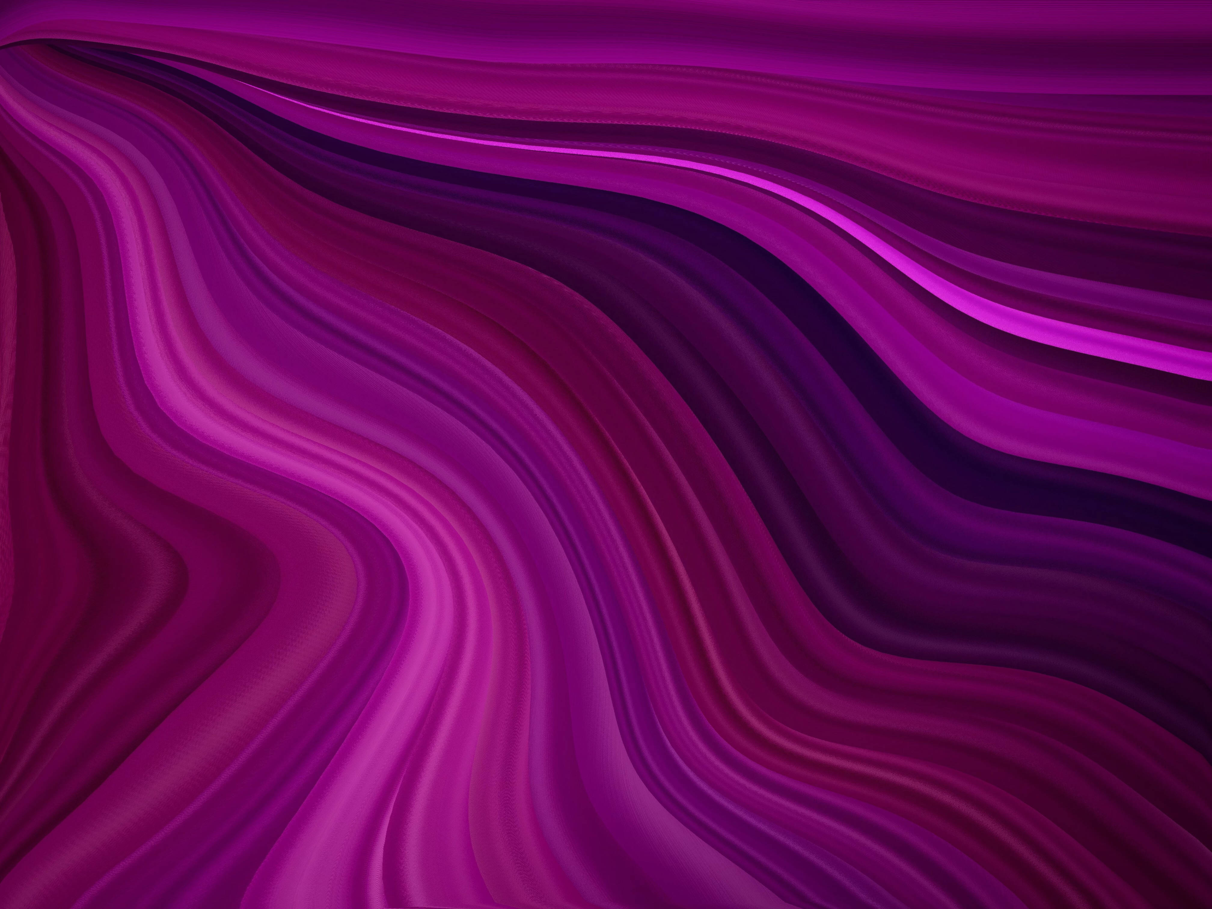 Mga Lila na Abstraktong Alon Wallpaper
